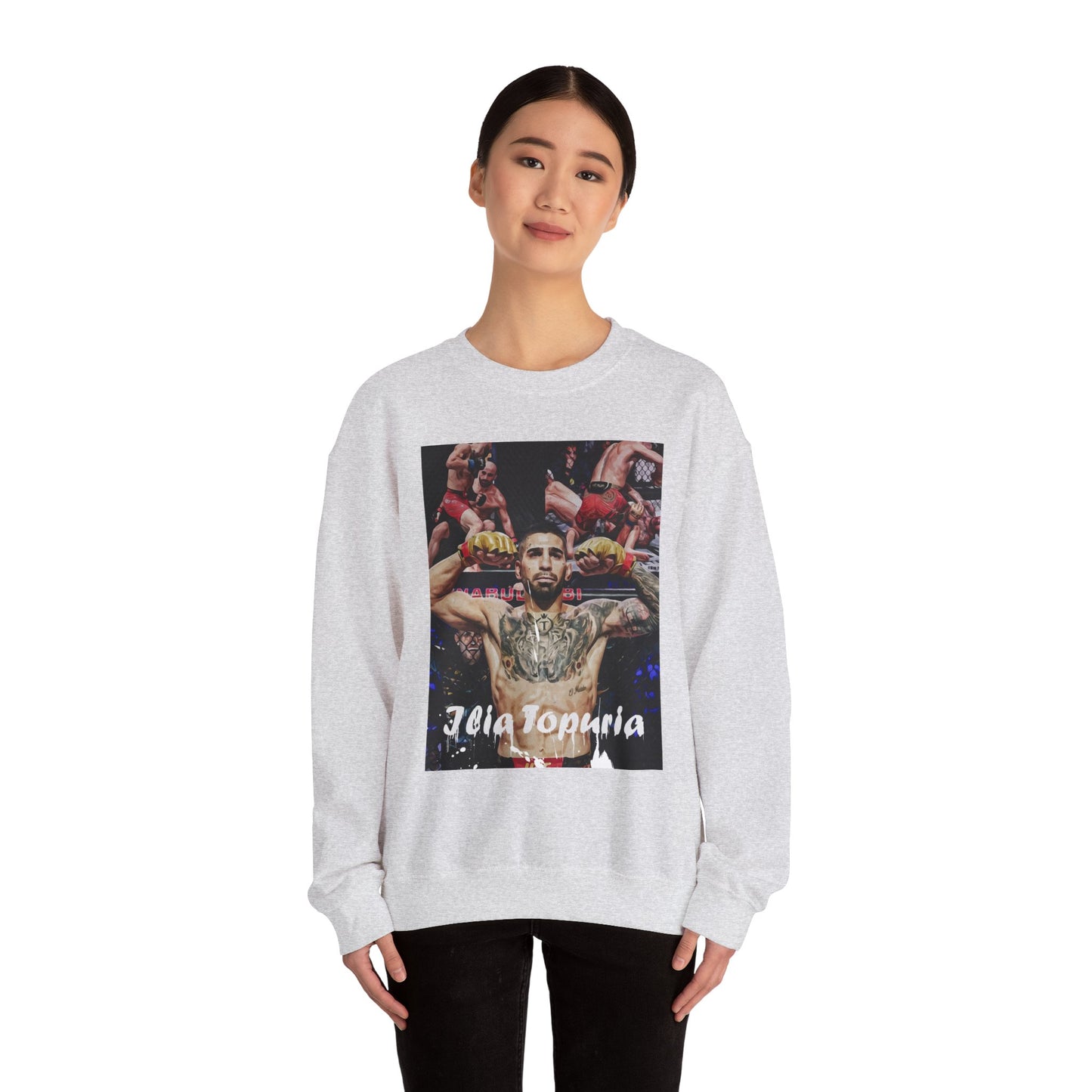 Ilia Topuria Sweatshirt - Stylish Casual Wear for Sports Fans