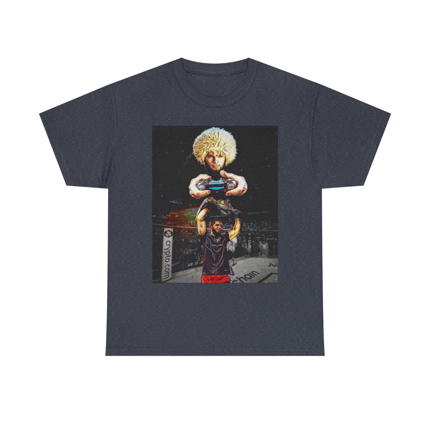 T-Shirt - Khabib Nurmagomedov on Game Mode with Islam Makhachev Graphic Tee