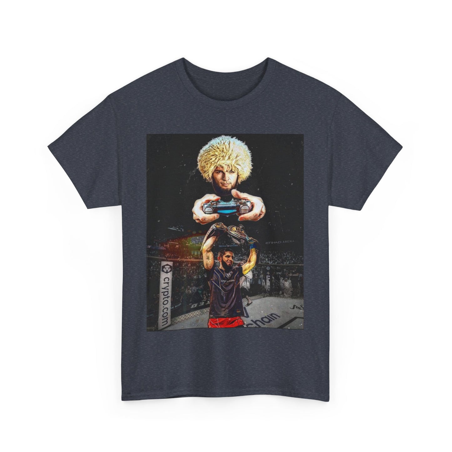 T-Shirt - Khabib Nurmagomedov on Game Mode with Islam Makhachev Graphic Tee