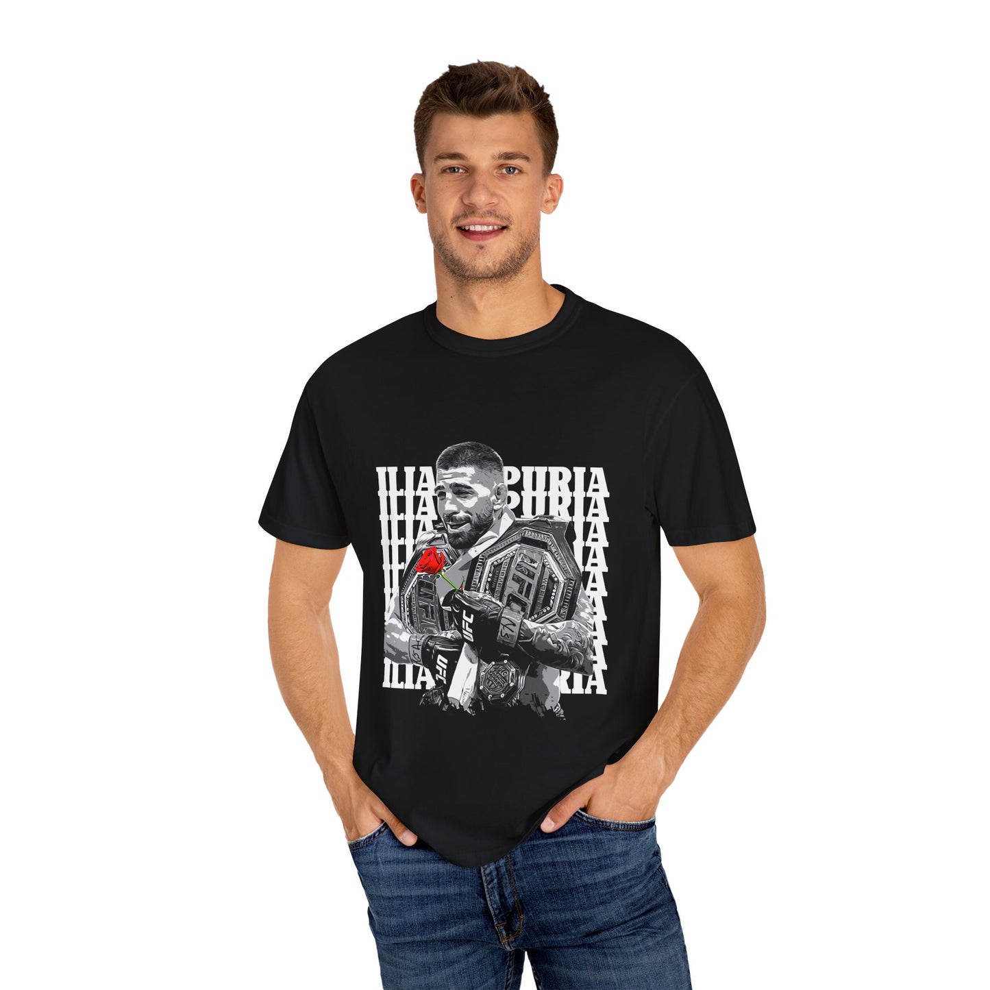 The Double Champ Ilia Topuria T-shirt