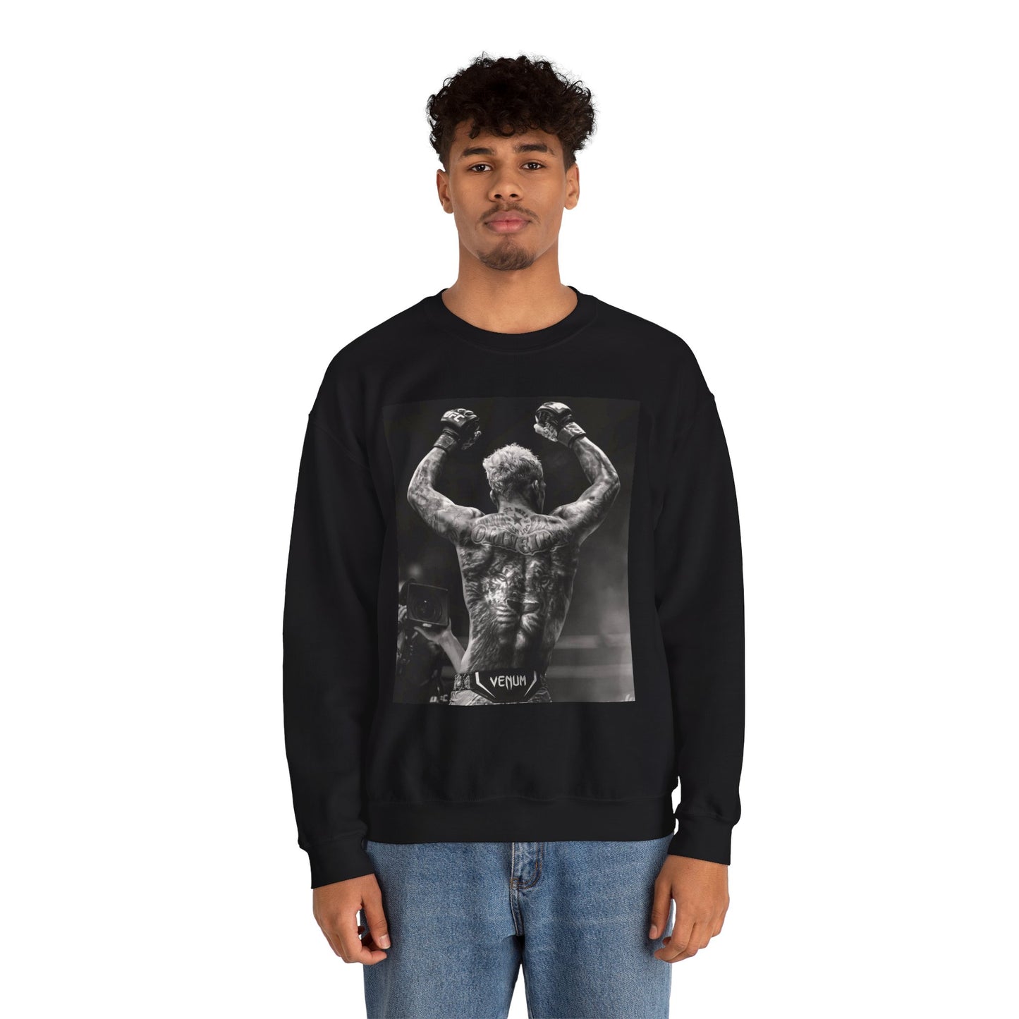 Charles Oliveira White Fitness Sweatshirt - Perfect for UFC Lovers