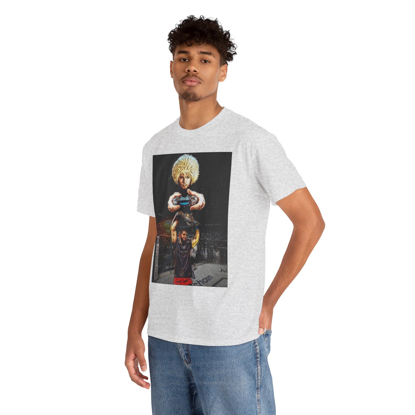 T-Shirt - Khabib Nurmagomedov on Game Mode with Islam Makhachev Graphic Tee