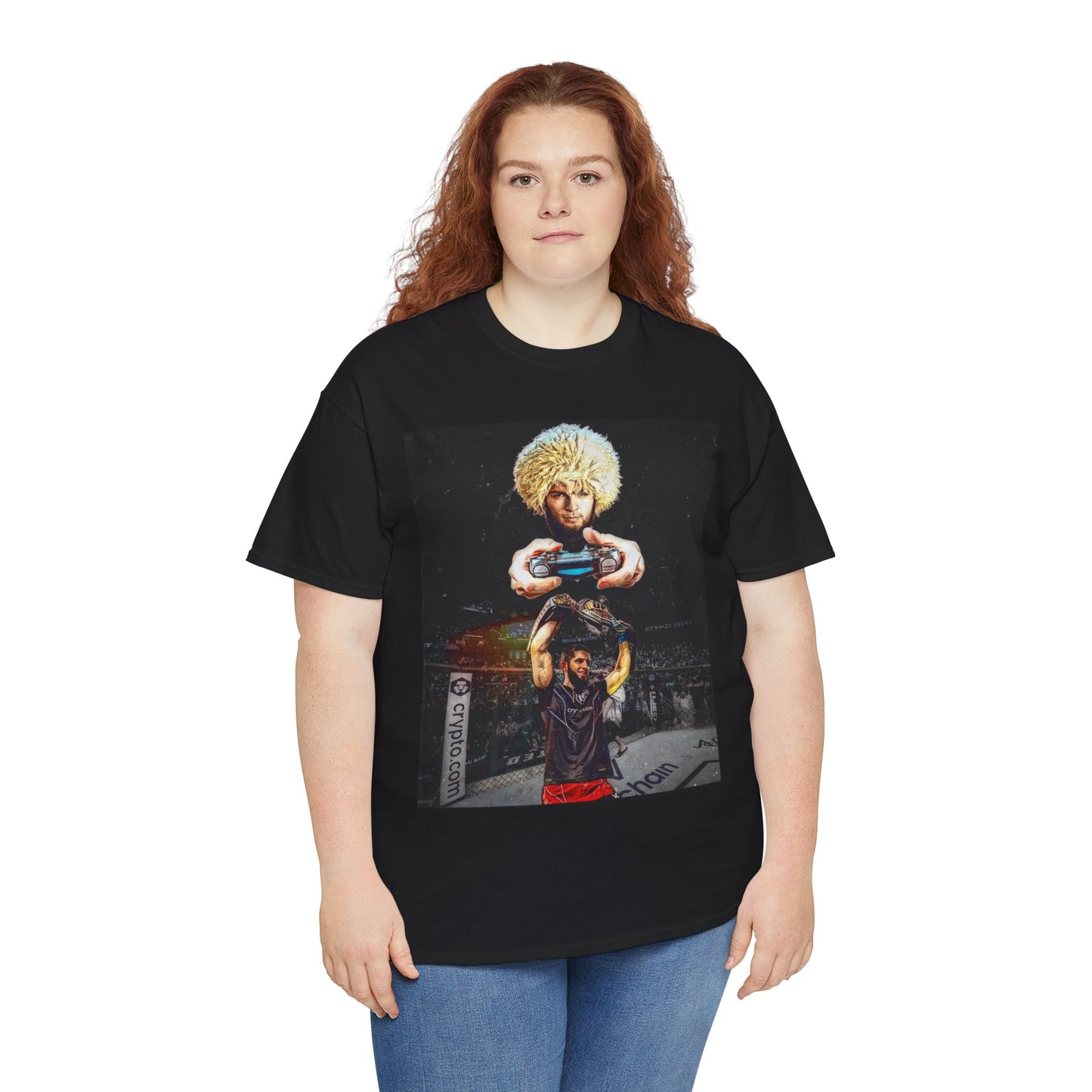 T-Shirt - Khabib Nurmagomedov on Game Mode with Islam Makhachev Graphic Tee