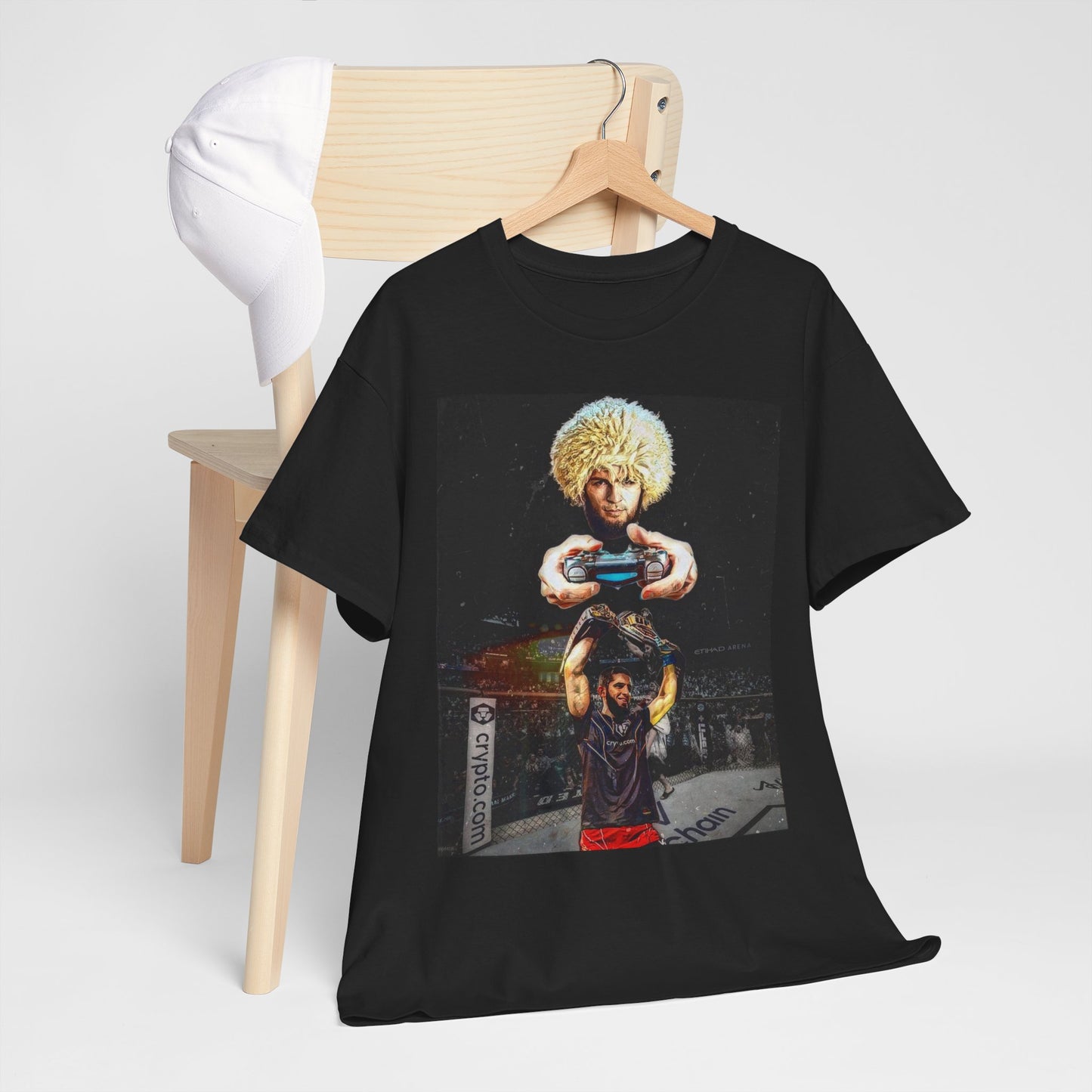 T-Shirt - Khabib Nurmagomedov on Game Mode with Islam Makhachev Graphic Tee