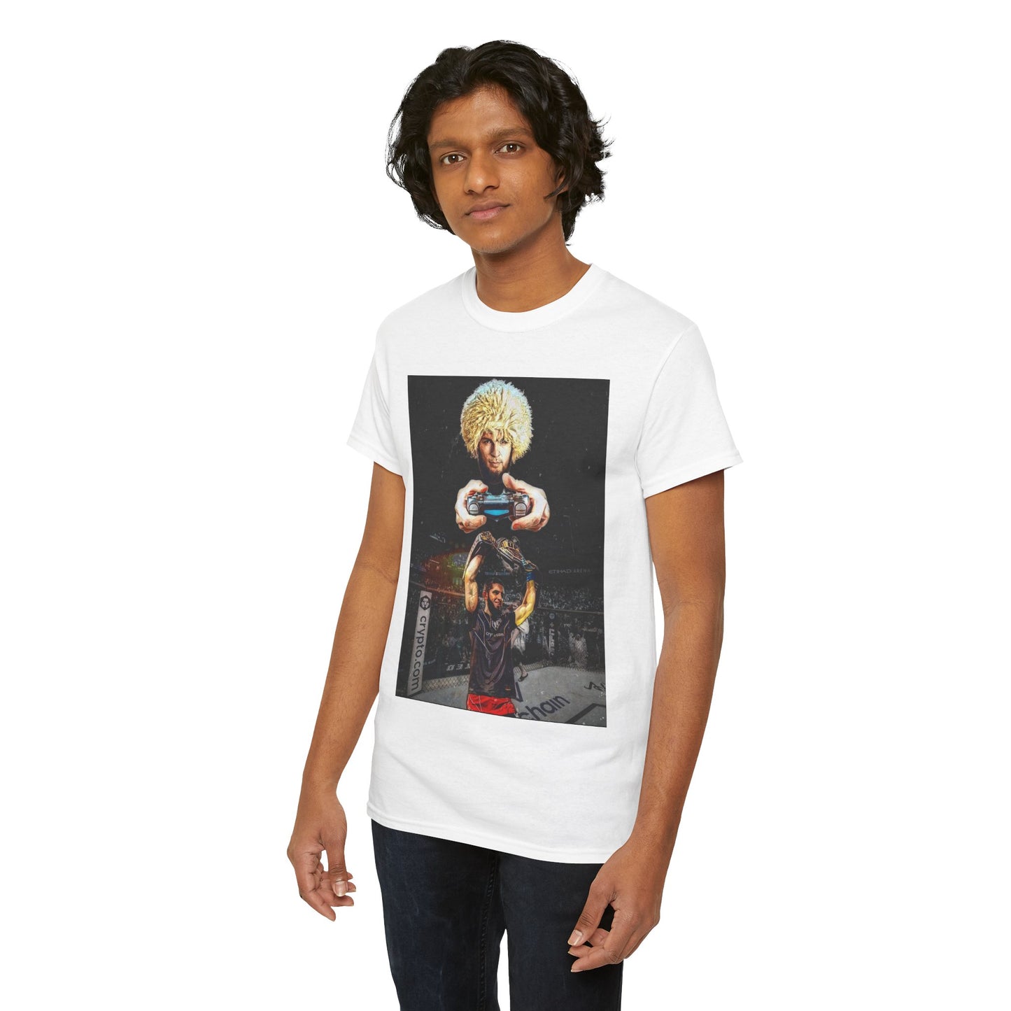 T-Shirt - Khabib Nurmagomedov on Game Mode with Islam Makhachev Graphic Tee