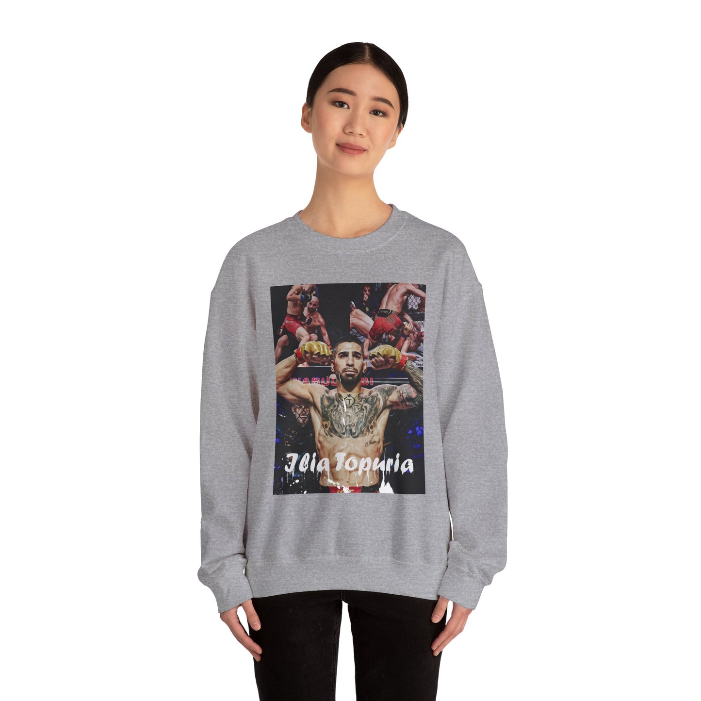 Ilia Topuria Sweatshirt - Stylish Casual Wear for Sports Fans