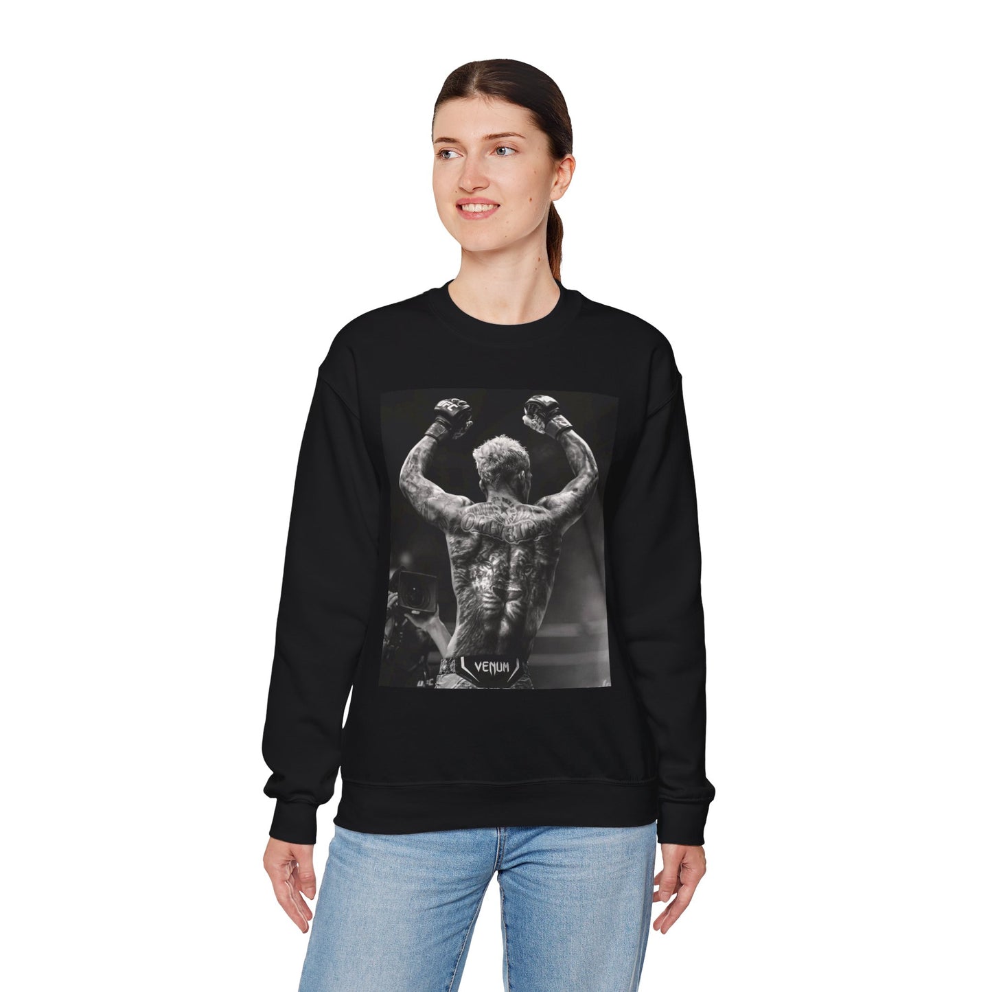 Charles Oliveira White Fitness Sweatshirt - Perfect for UFC Lovers