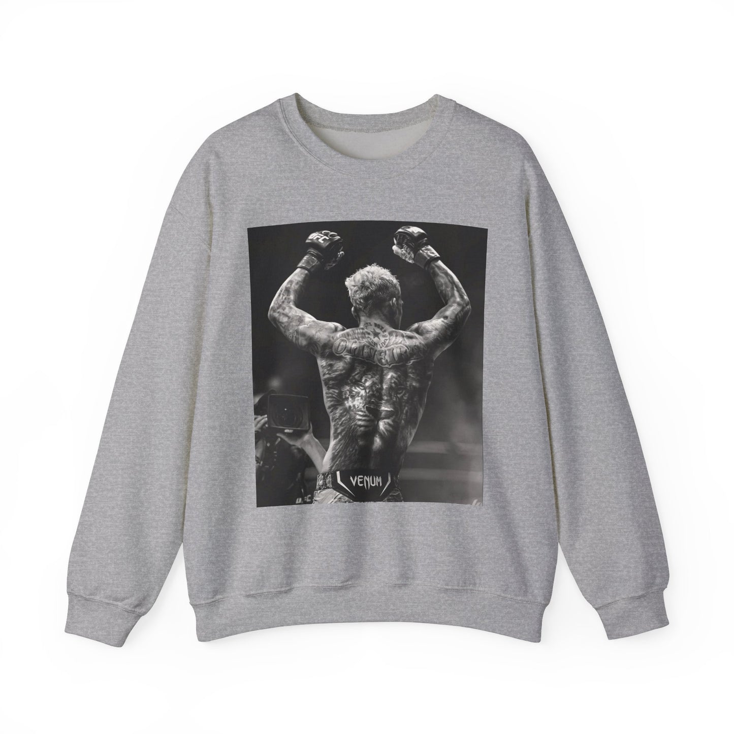 Charles Oliveira White Fitness Sweatshirt - Perfect for UFC Lovers