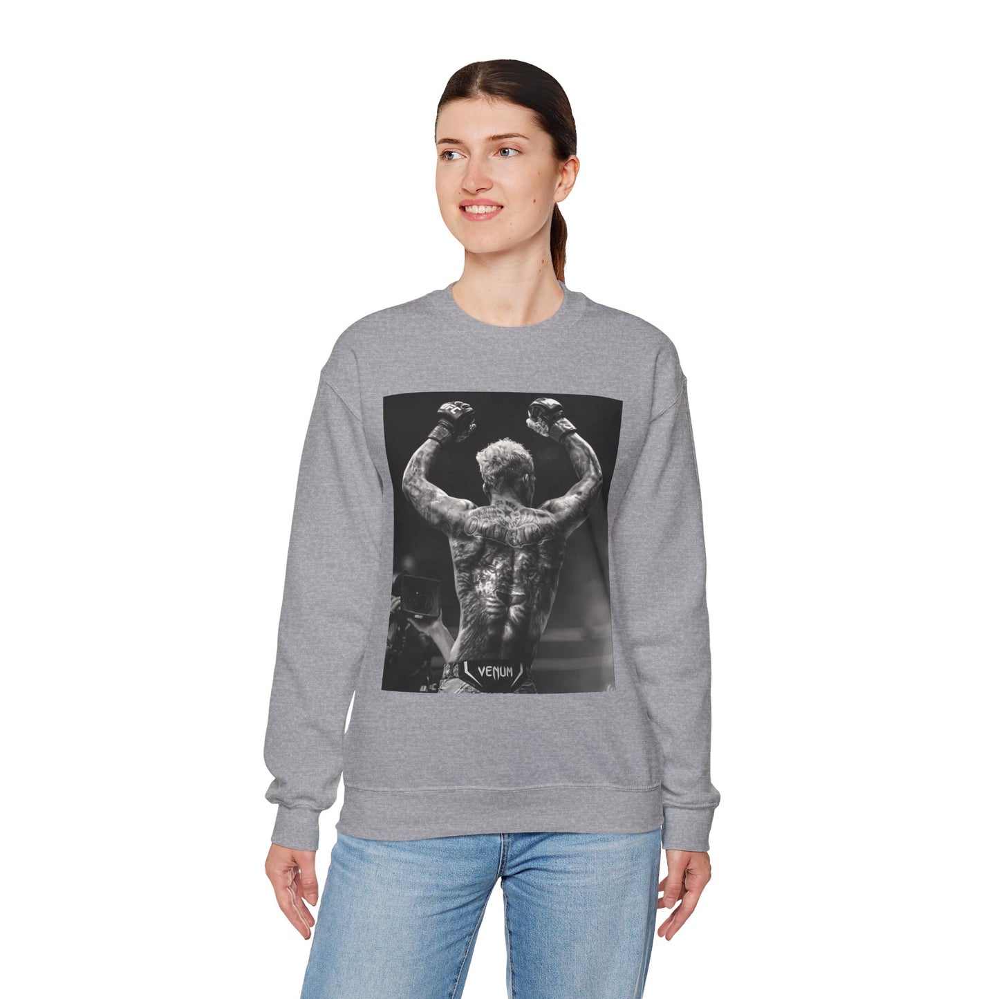 Charles Oliveira White Fitness Sweatshirt - Perfect for UFC Lovers