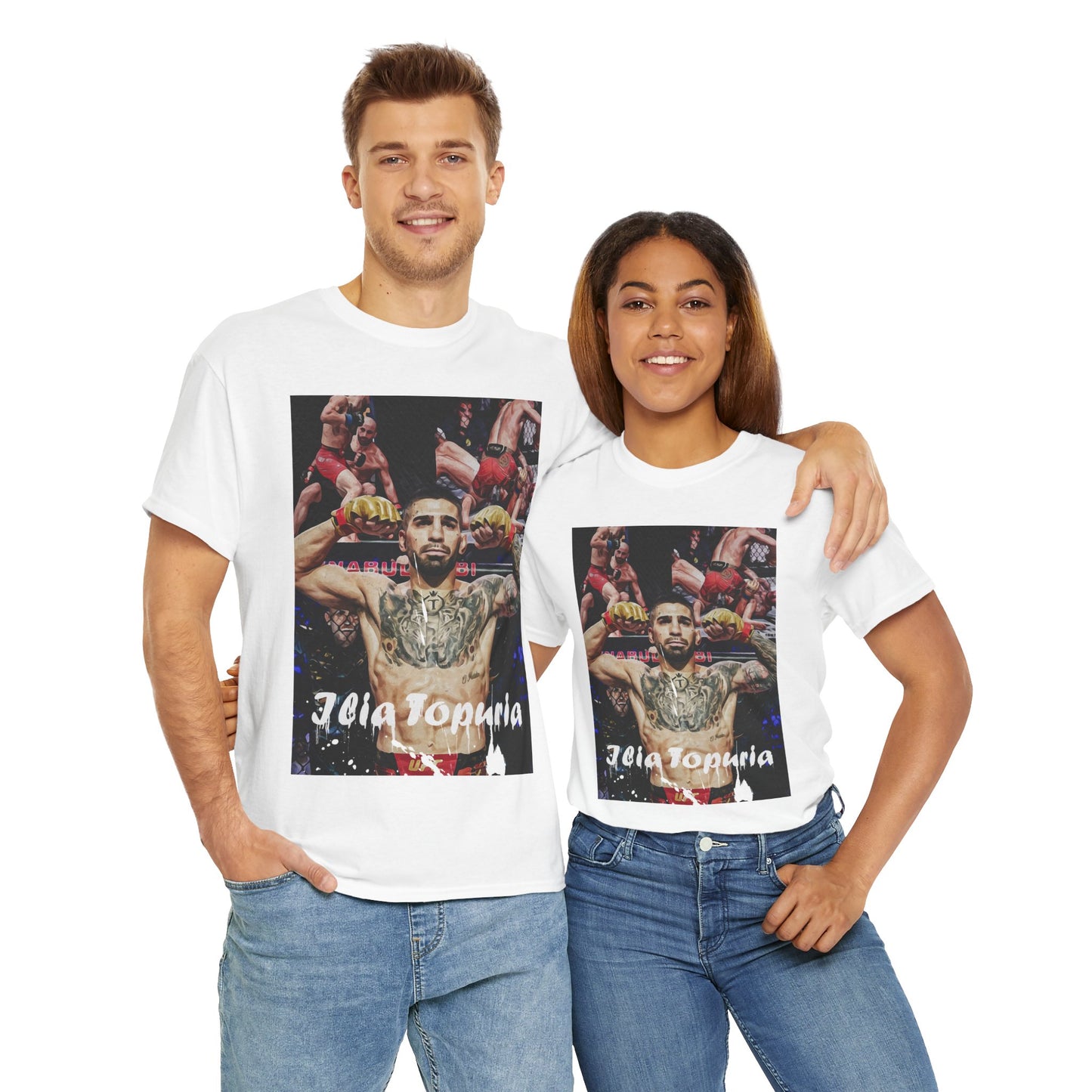 Ilia Topuria Tee - for Combat Sports Enthusiasts