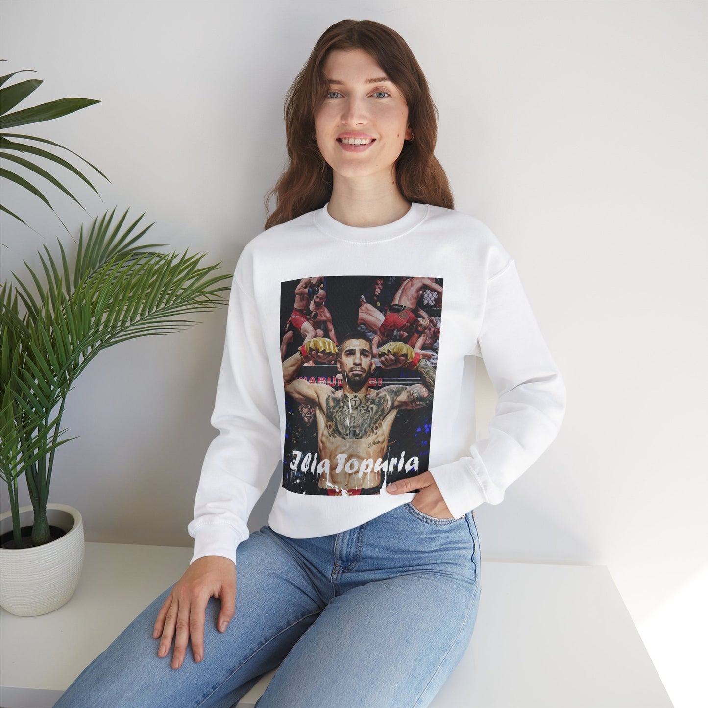 Ilia Topuria Sweatshirt - Stylish Casual Wear for Sports Fans