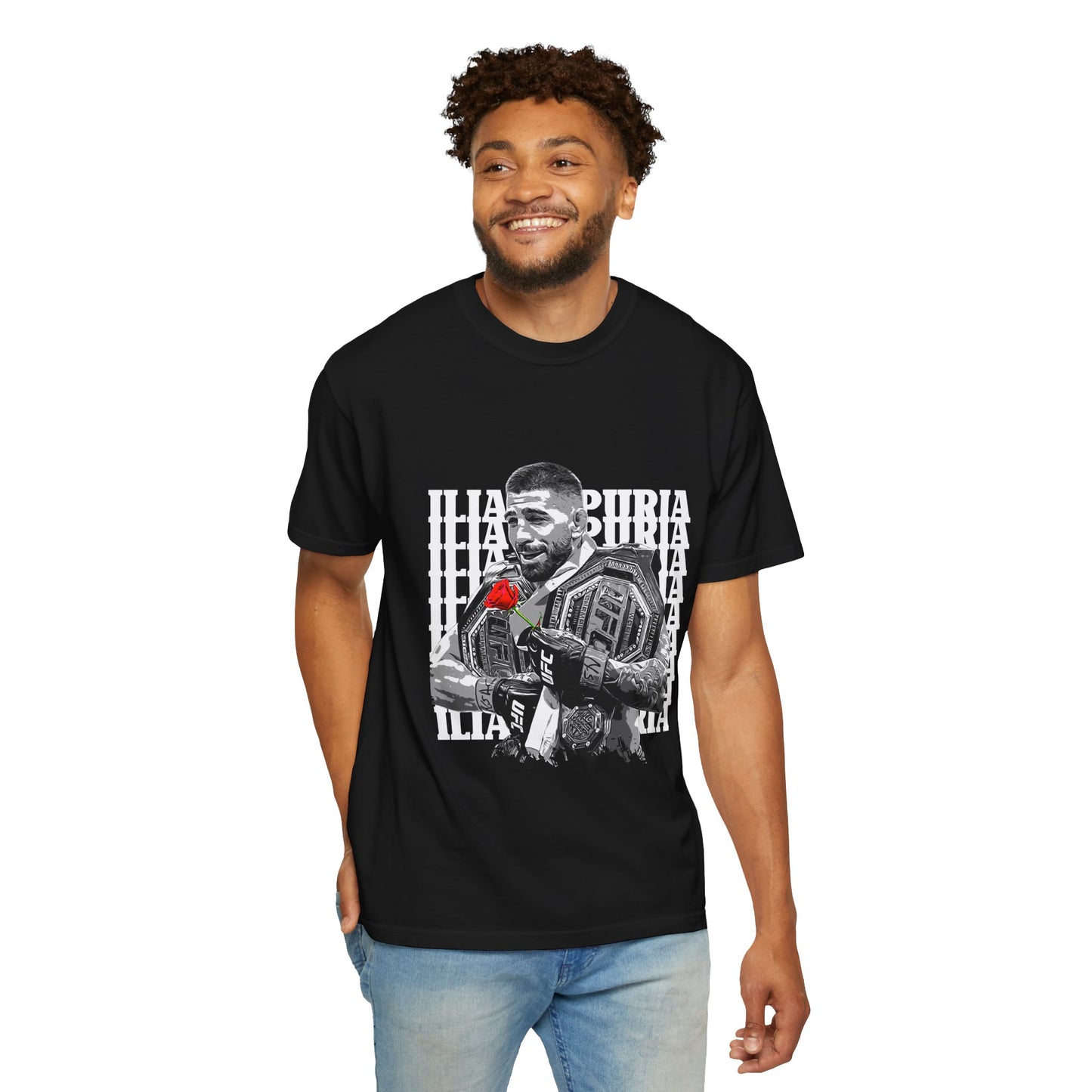 The Double Champ Ilia Topuria T-shirt