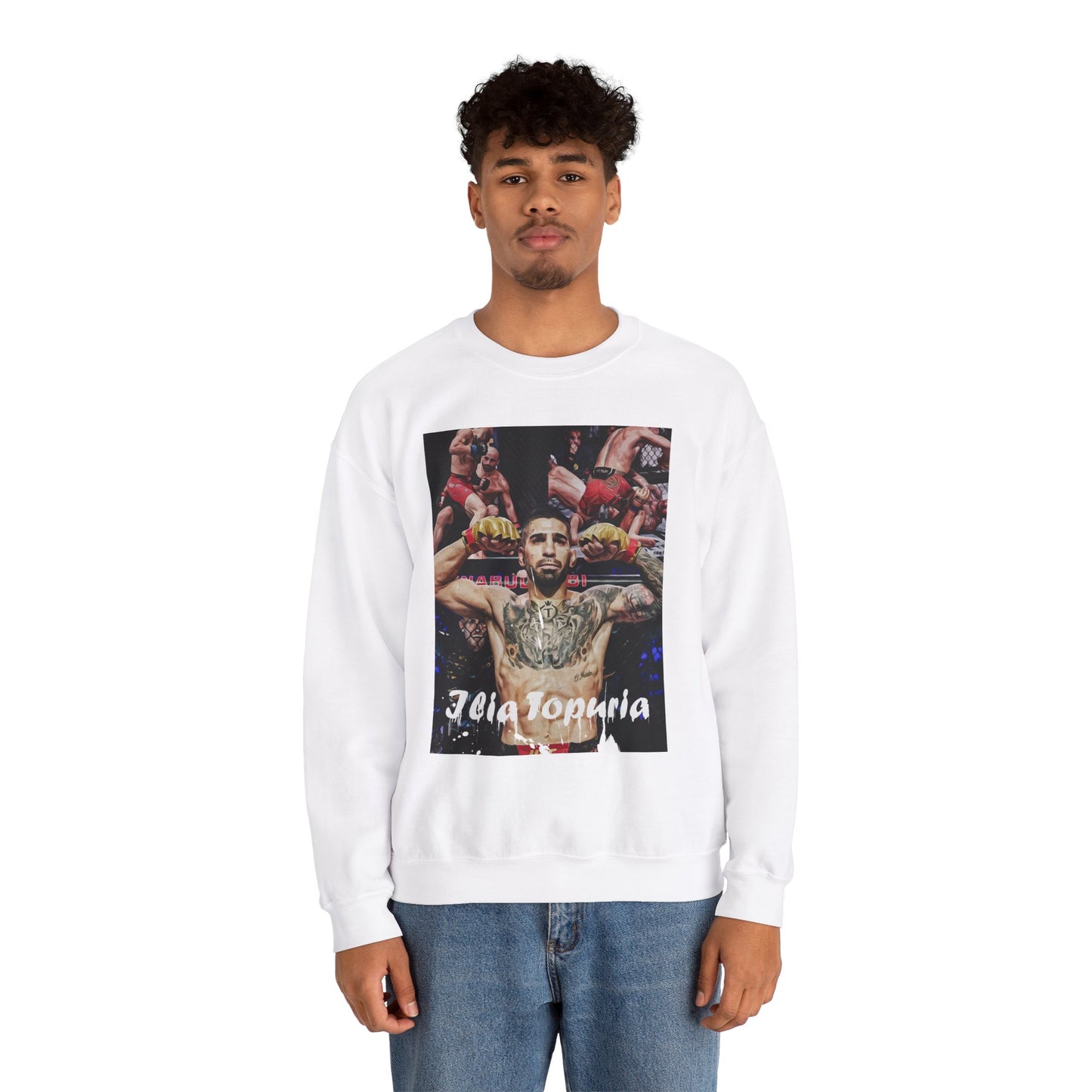 Ilia Topuria Sweatshirt - Stylish Casual Wear for Sports Fans