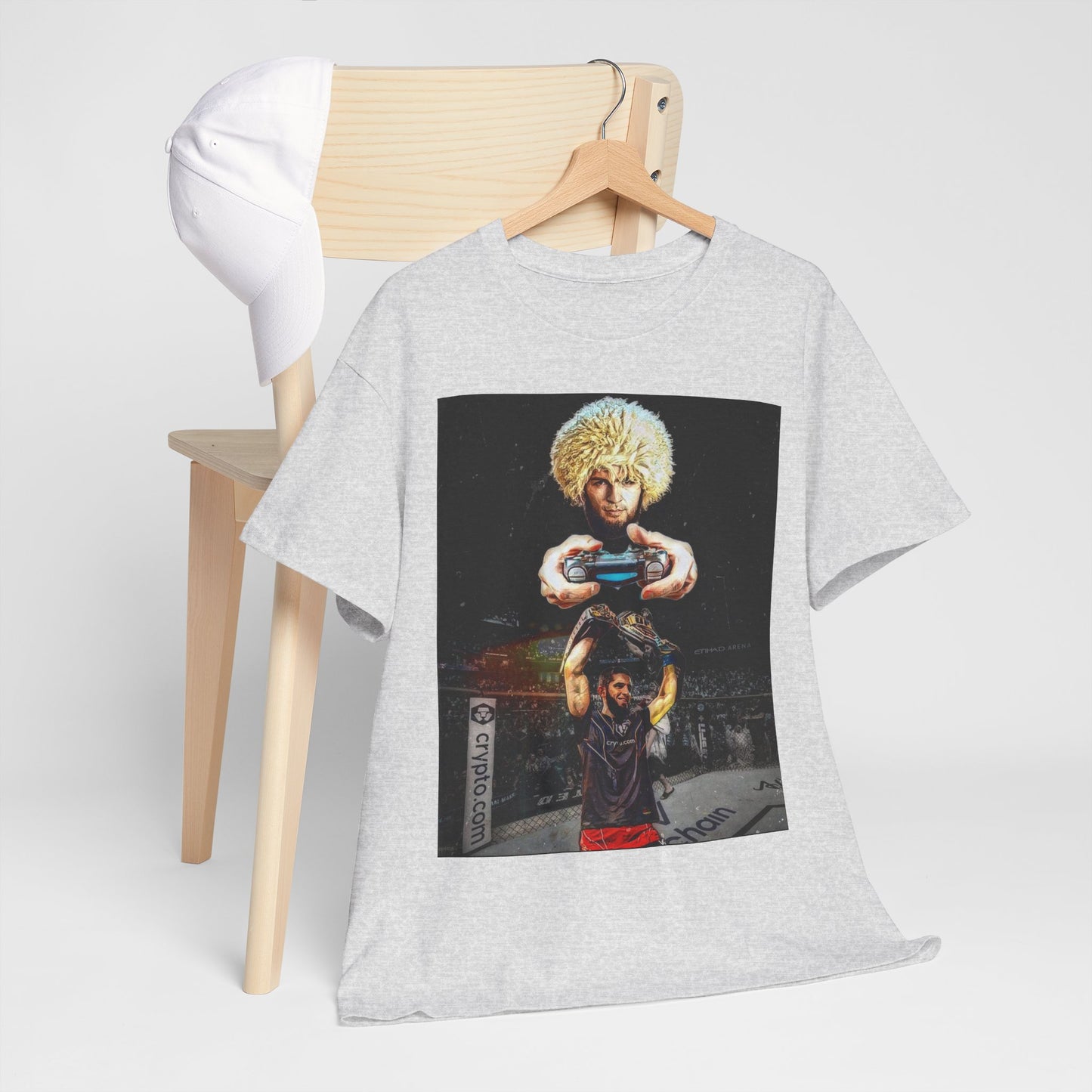 T-Shirt - Khabib Nurmagomedov on Game Mode with Islam Makhachev Graphic Tee