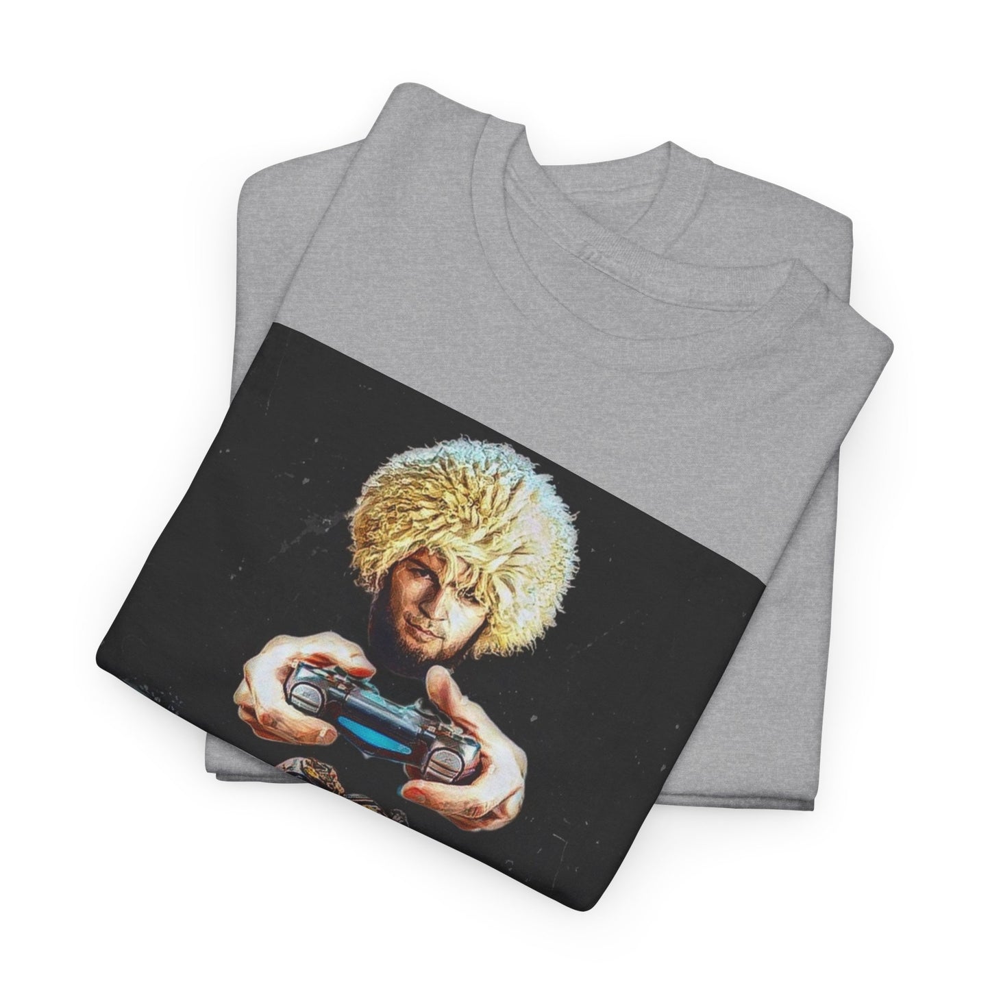 T-Shirt - Khabib Nurmagomedov on Game Mode with Islam Makhachev Graphic Tee