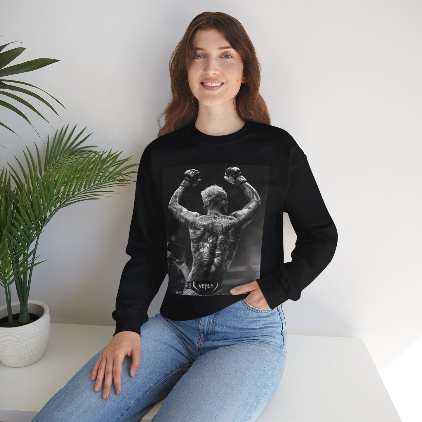 Charles Oliveira White Fitness Sweatshirt - Perfect for UFC Lovers