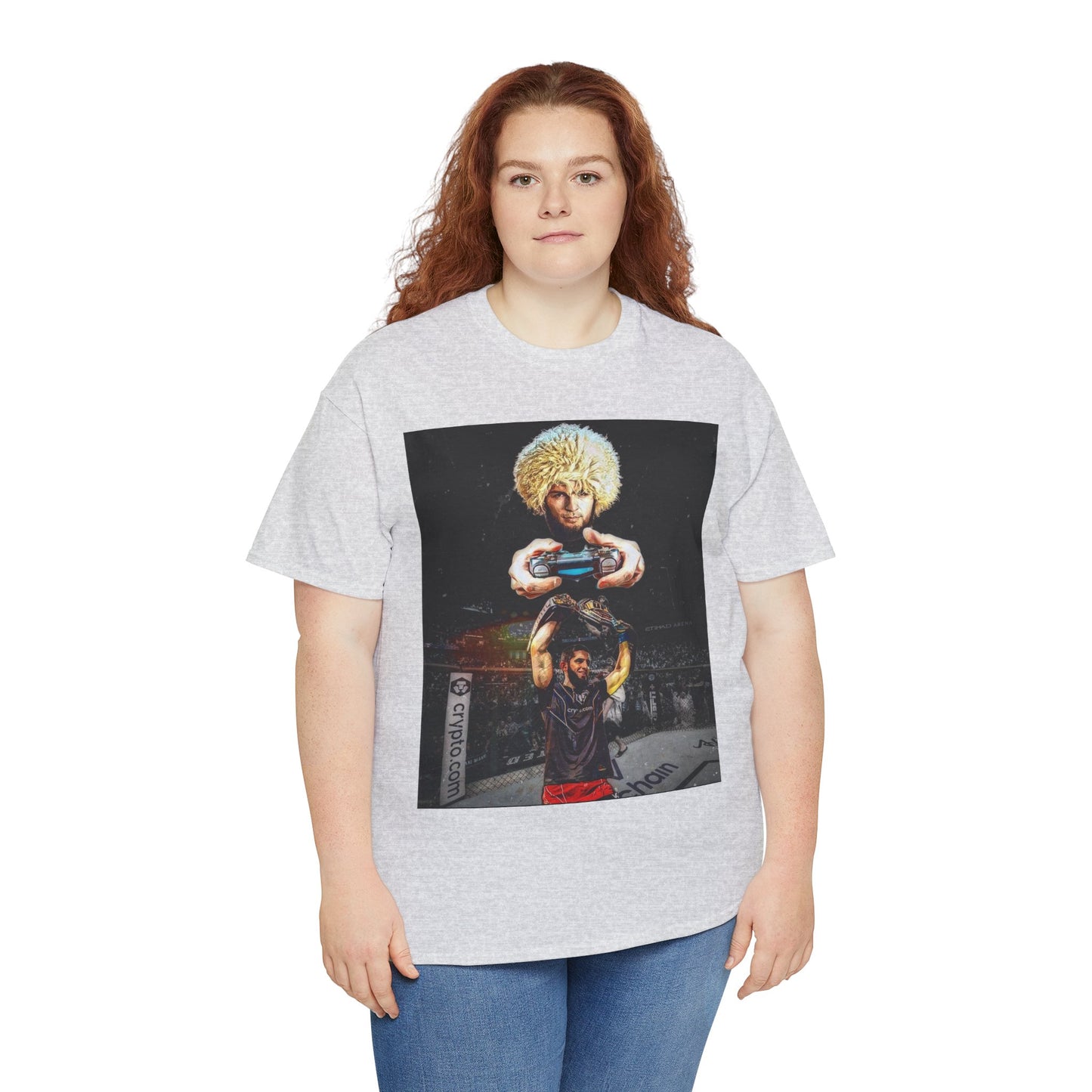 T-Shirt - Khabib Nurmagomedov on Game Mode with Islam Makhachev Graphic Tee