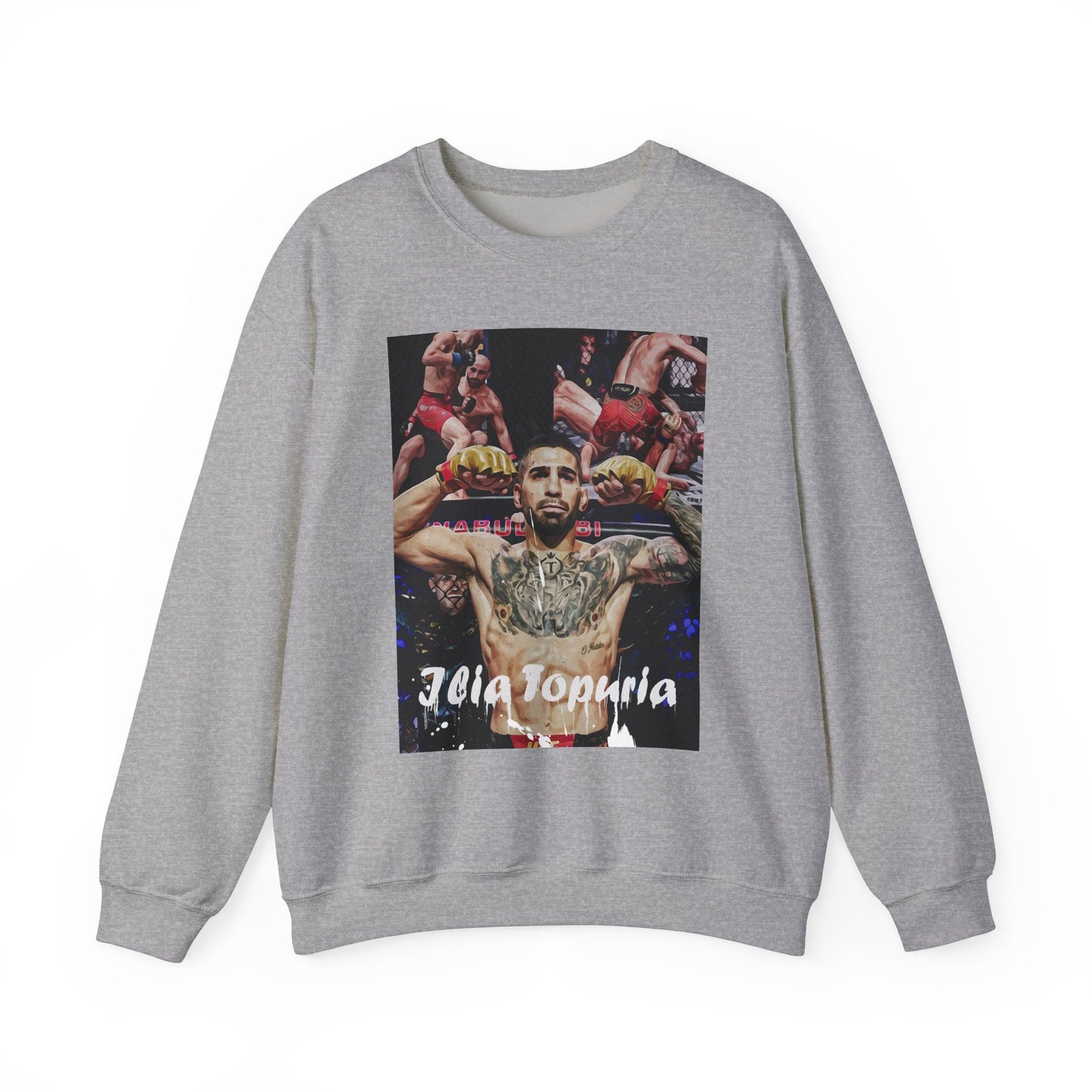 Ilia Topuria Sweatshirt - Stylish Casual Wear for Sports Fans