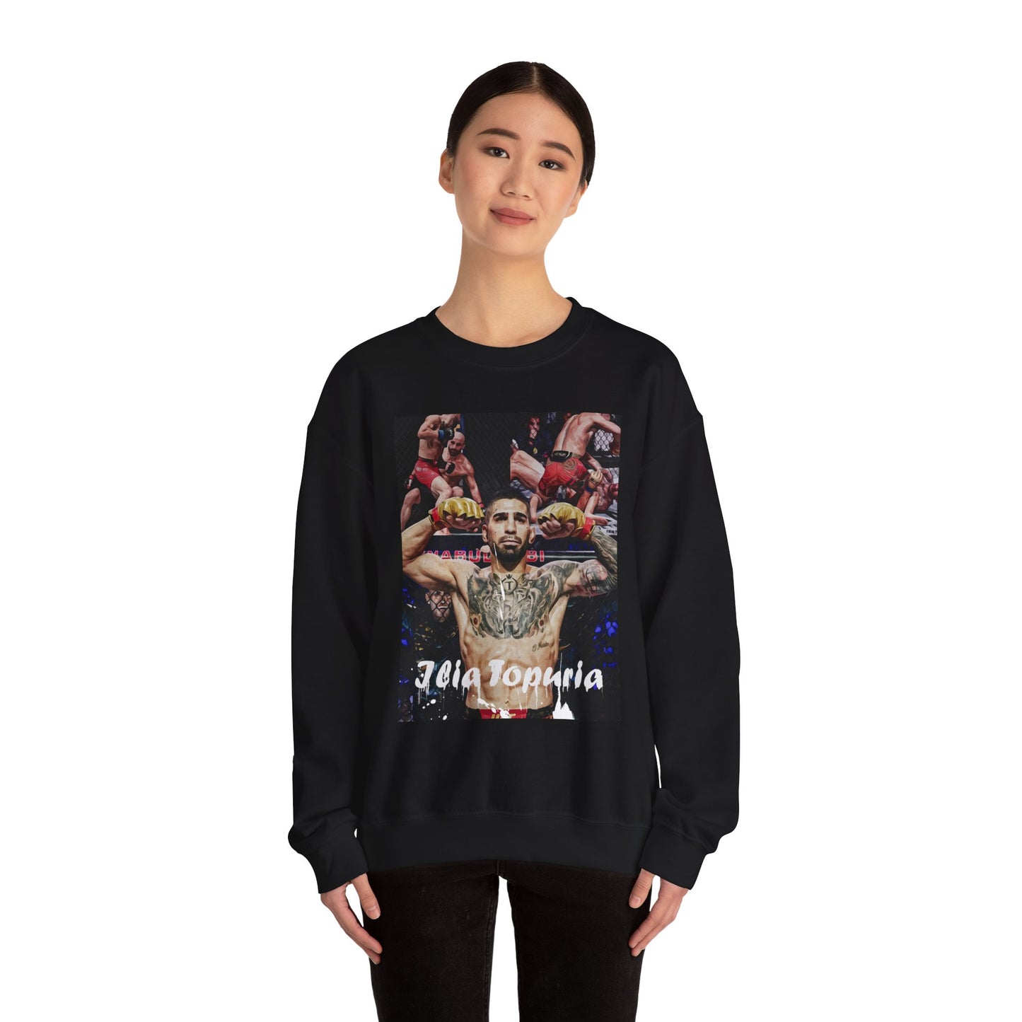 Ilia Topuria Sweatshirt - Stylish Casual Wear for Sports Fans