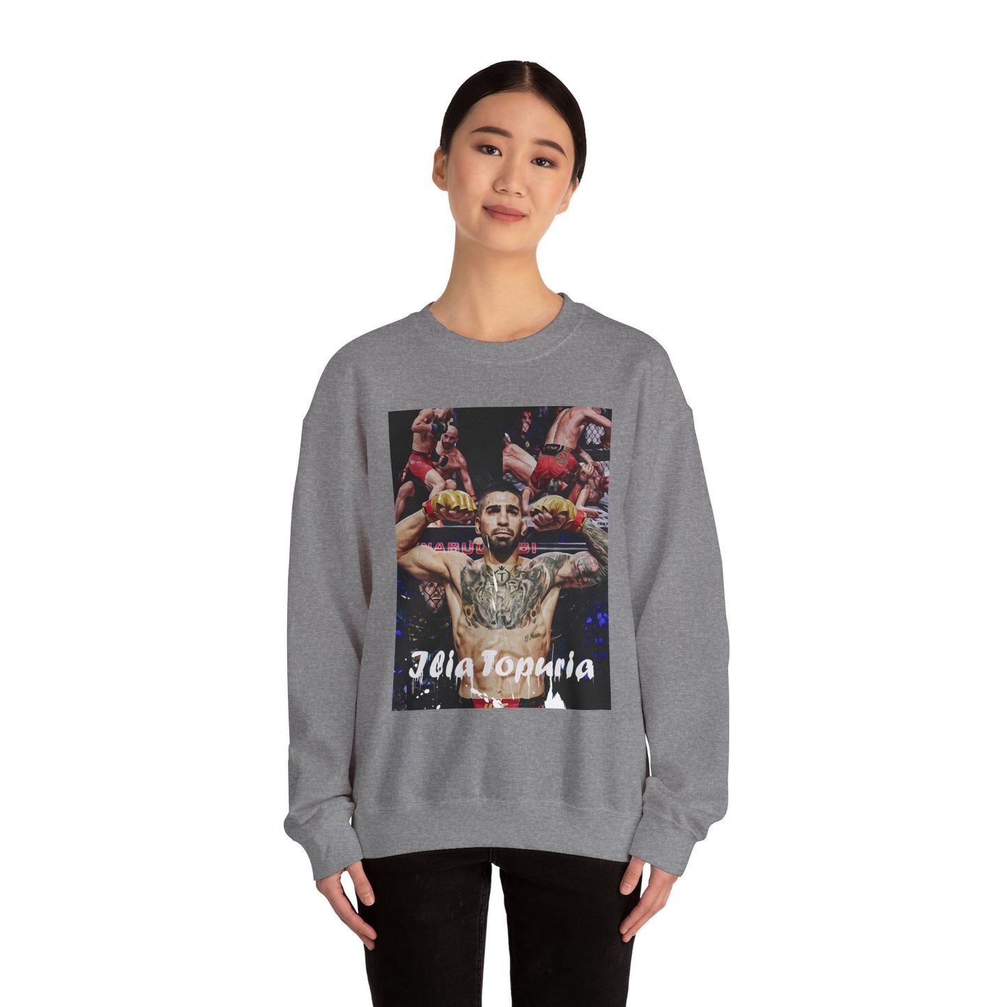 Ilia Topuria Sweatshirt - Stylish Casual Wear for Sports Fans