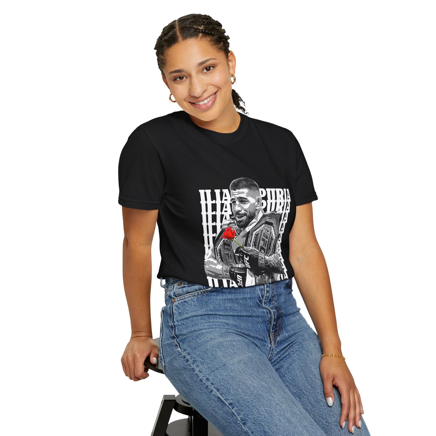 The Double Champ Ilia Topuria T-shirt