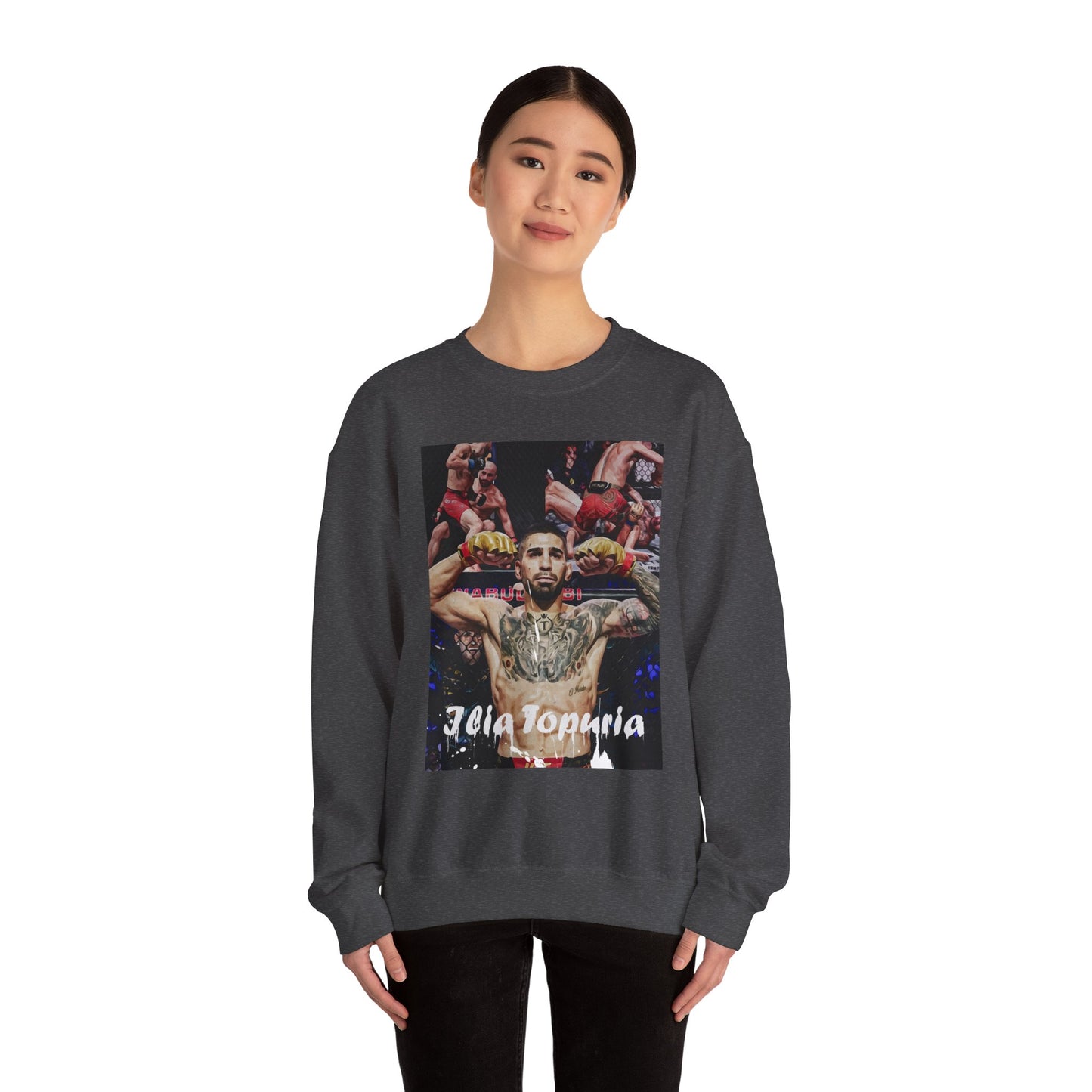 Ilia Topuria Sweatshirt - Stylish Casual Wear for Sports Fans
