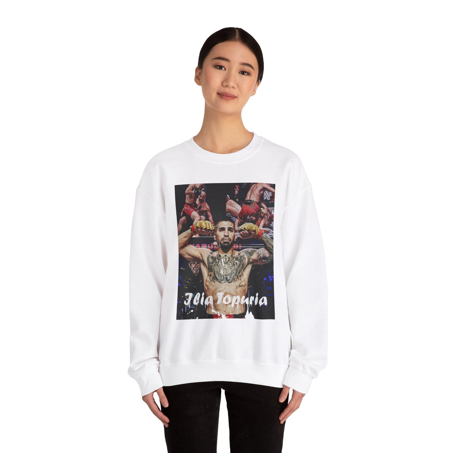 Ilia Topuria Sweatshirt - Stylish Casual Wear for Sports Fans