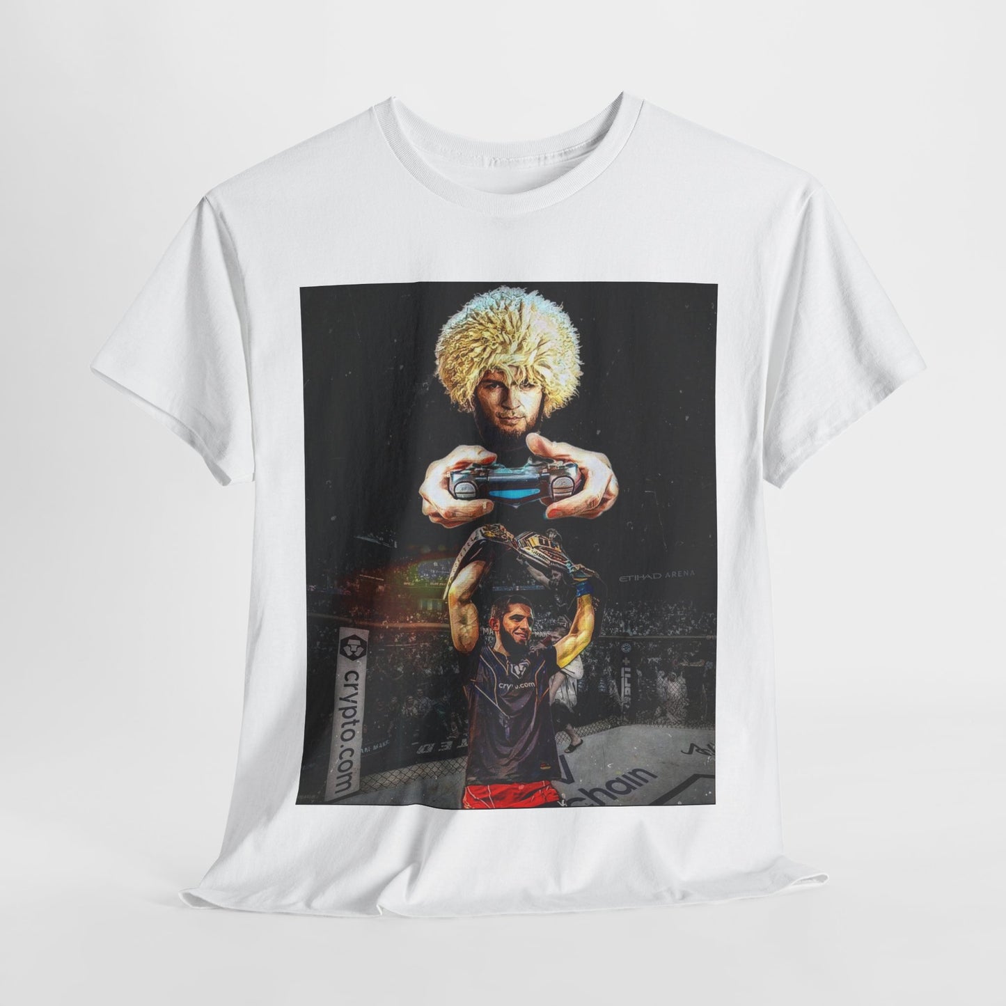 T-Shirt - Khabib Nurmagomedov on Game Mode with Islam Makhachev Graphic Tee