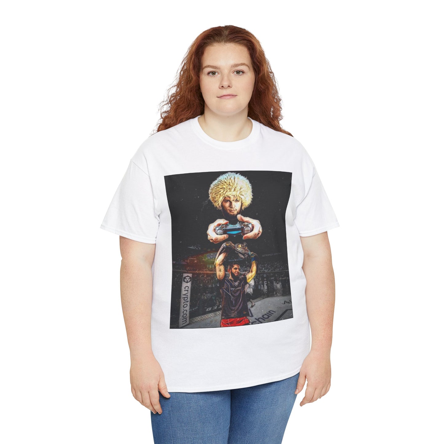 T-Shirt - Khabib Nurmagomedov on Game Mode with Islam Makhachev Graphic Tee