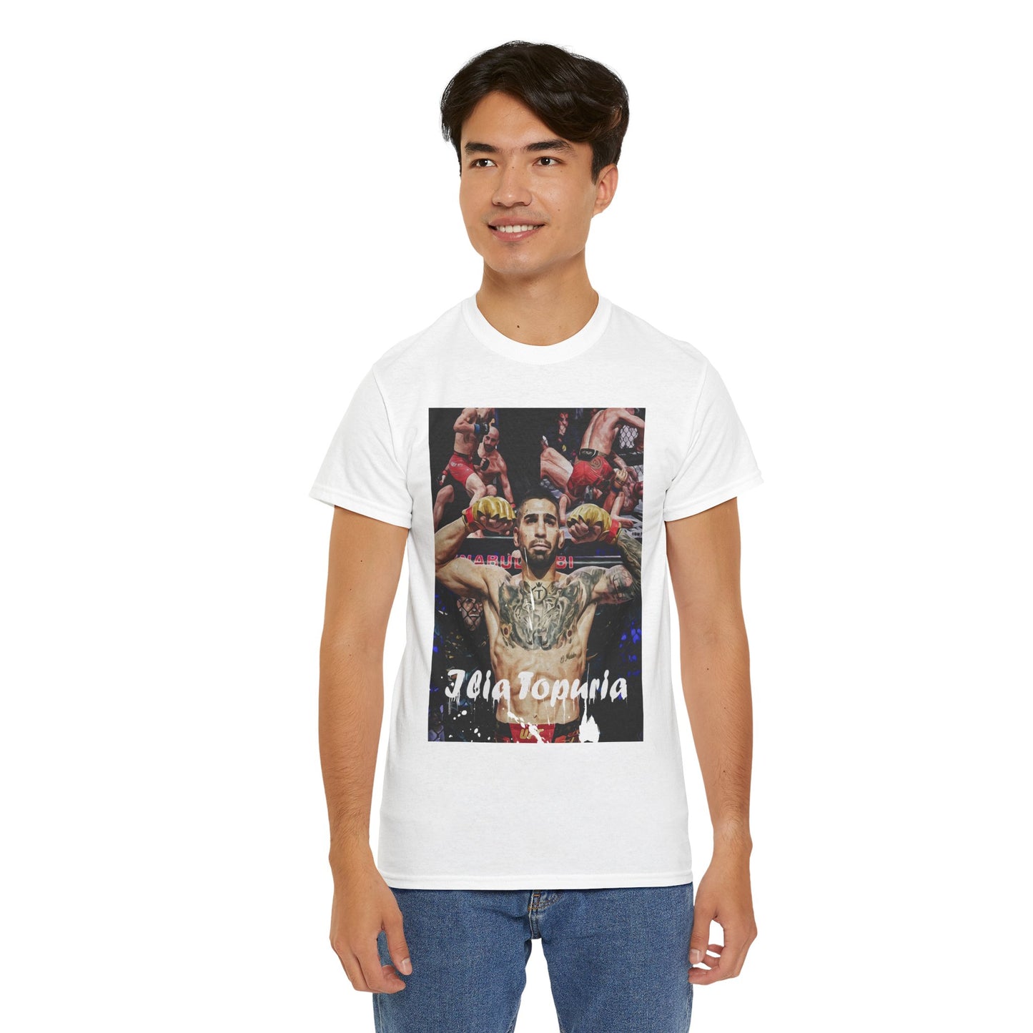 Ilia Topuria Tee - for Combat Sports Enthusiasts