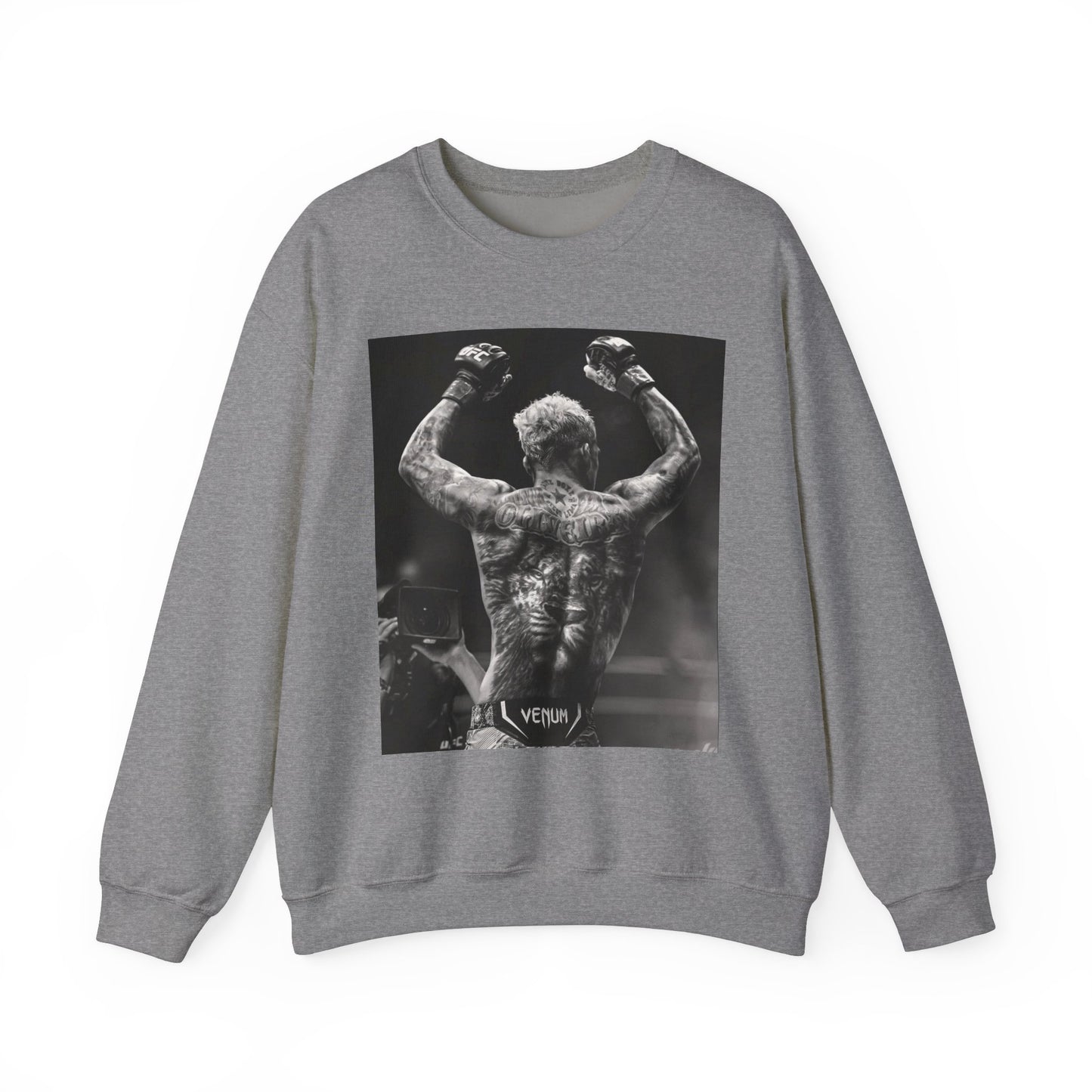 Charles Oliveira White Fitness Sweatshirt - Perfect for UFC Lovers