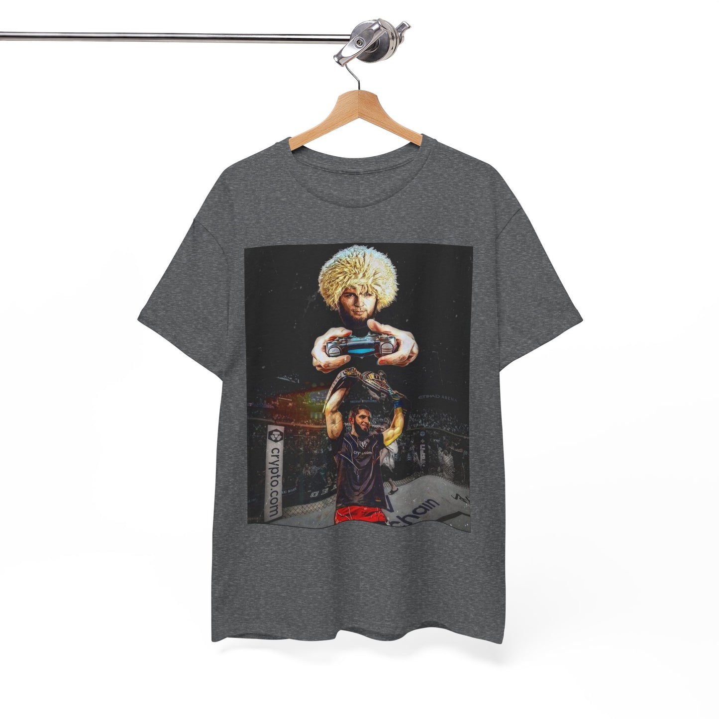 T-Shirt - Khabib Nurmagomedov on Game Mode with Islam Makhachev Graphic Tee