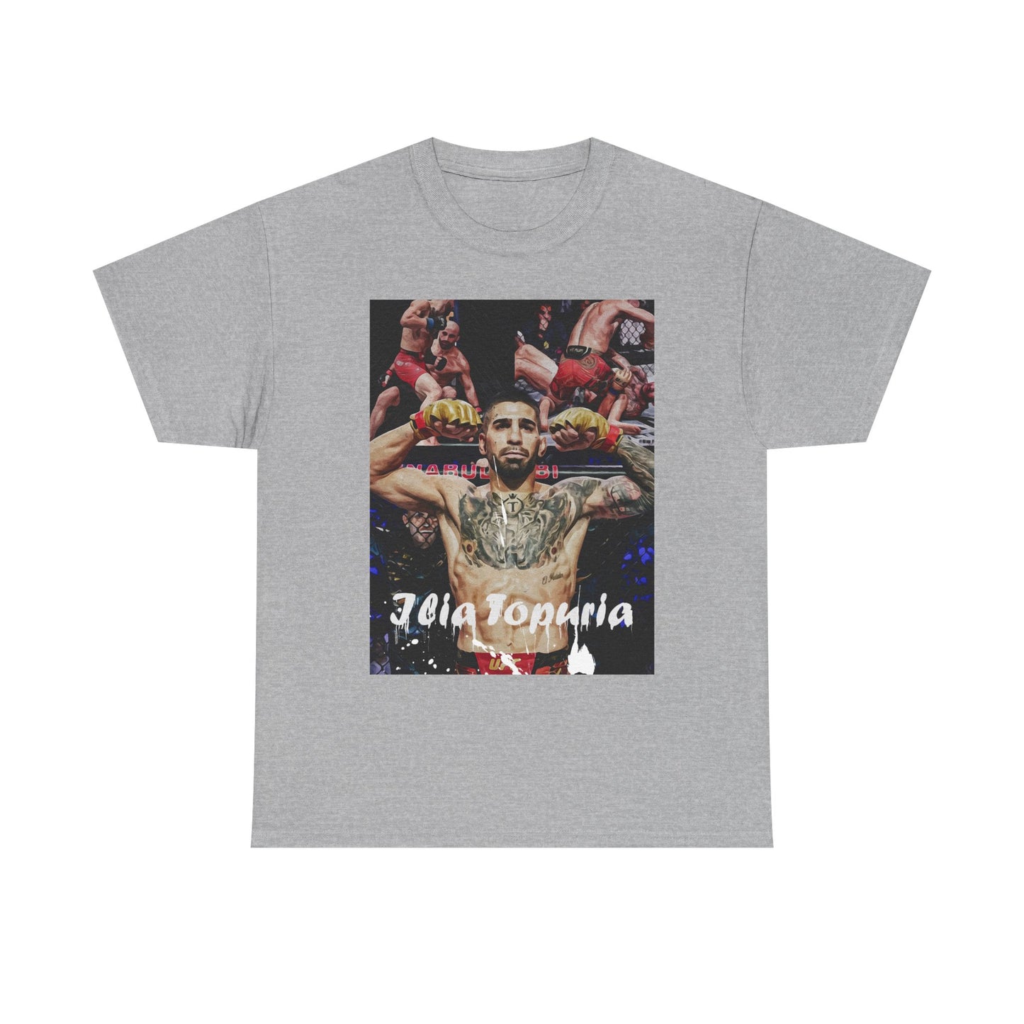 Ilia Topuria Tee - for Combat Sports Enthusiasts