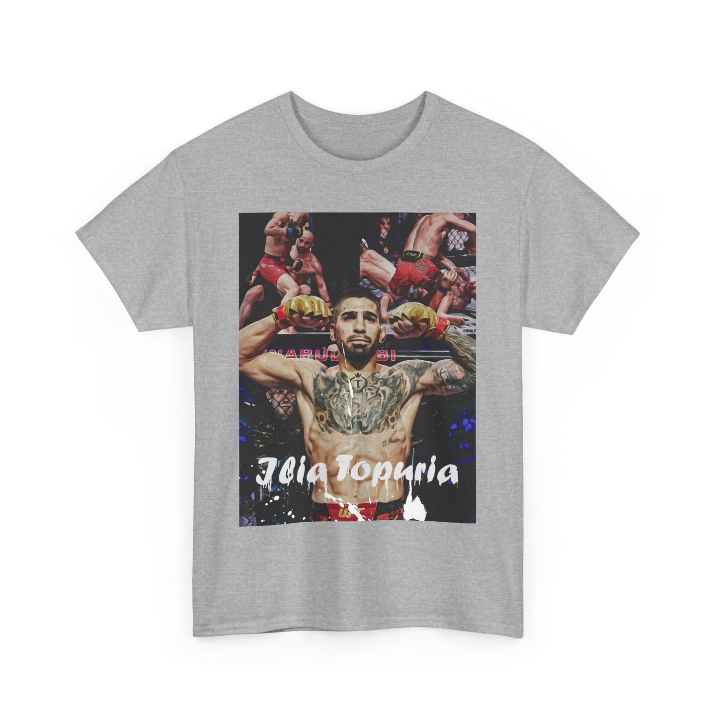 Ilia Topuria Tee - for Combat Sports Enthusiasts