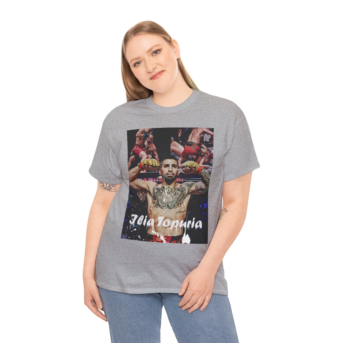 Ilia Topuria Tee - for Combat Sports Enthusiasts
