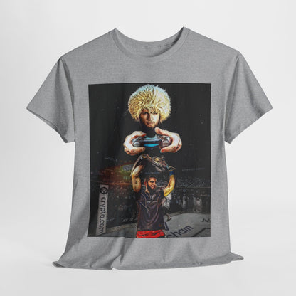 T-Shirt - Khabib Nurmagomedov on Game Mode with Islam Makhachev Graphic Tee