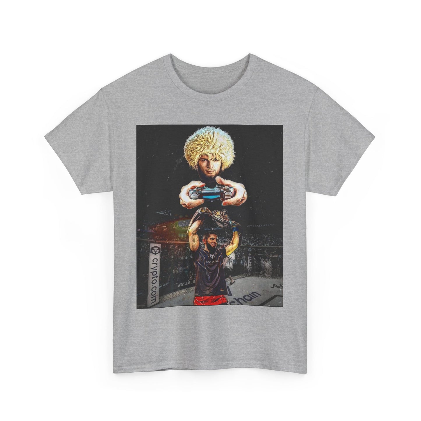 T-Shirt - Khabib Nurmagomedov on Game Mode with Islam Makhachev Graphic Tee