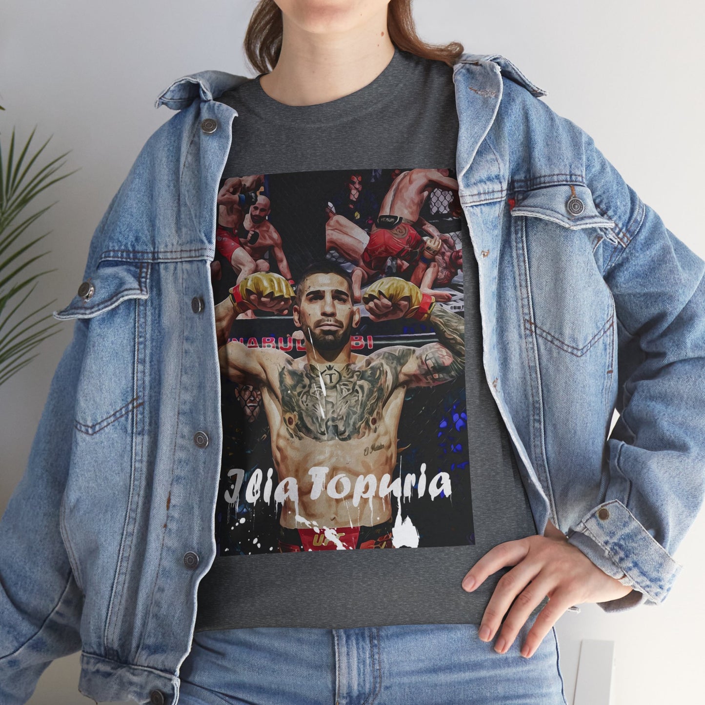 Ilia Topuria Tee - for Combat Sports Enthusiasts