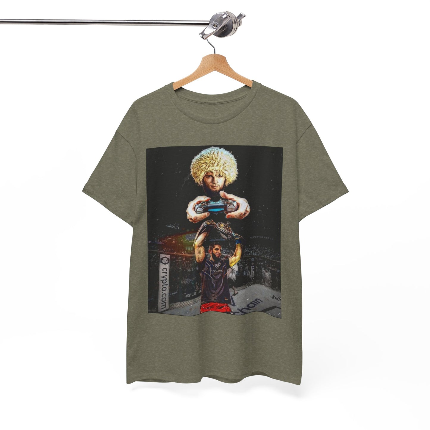 T-Shirt - Khabib Nurmagomedov on Game Mode with Islam Makhachev Graphic Tee
