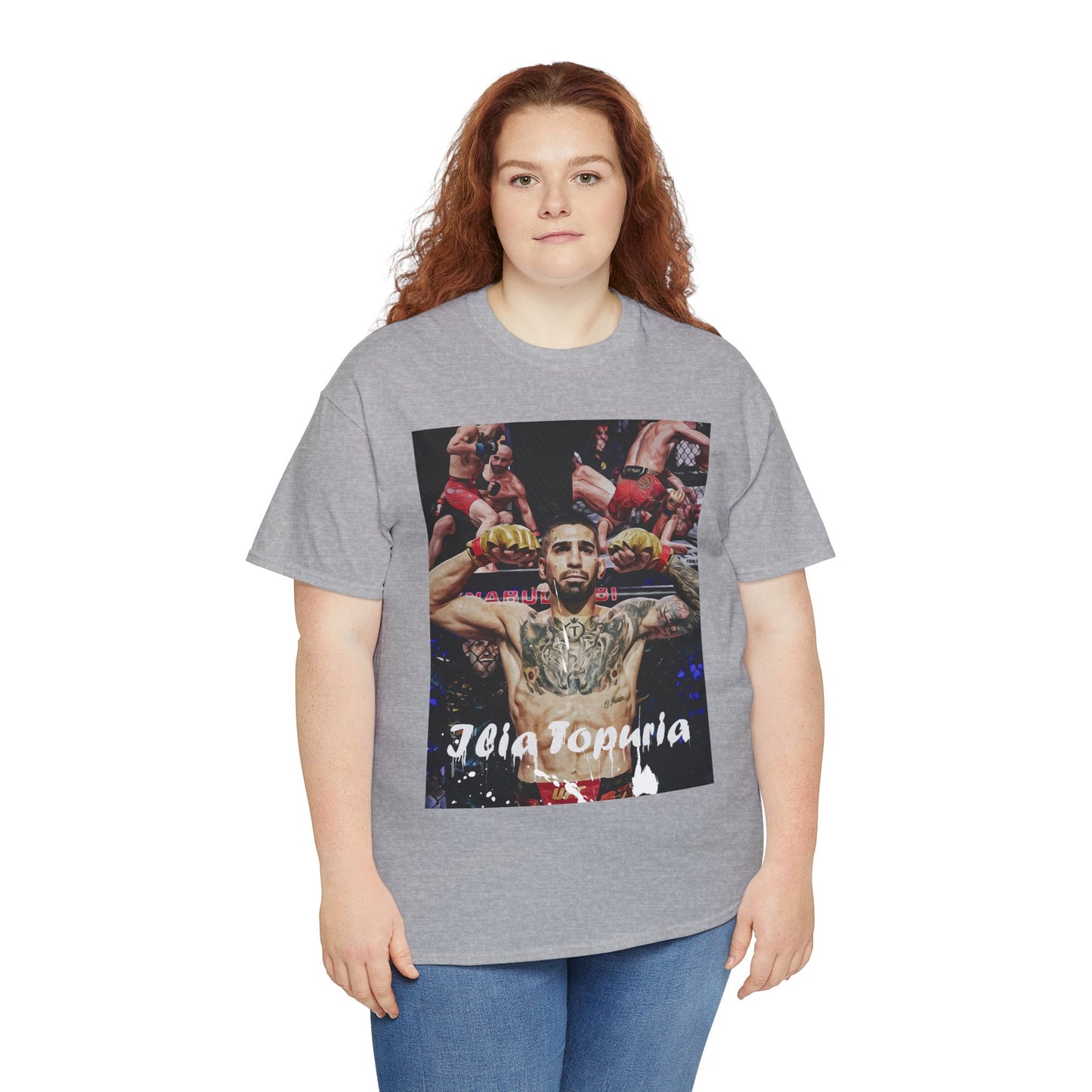 Ilia Topuria Tee - for Combat Sports Enthusiasts