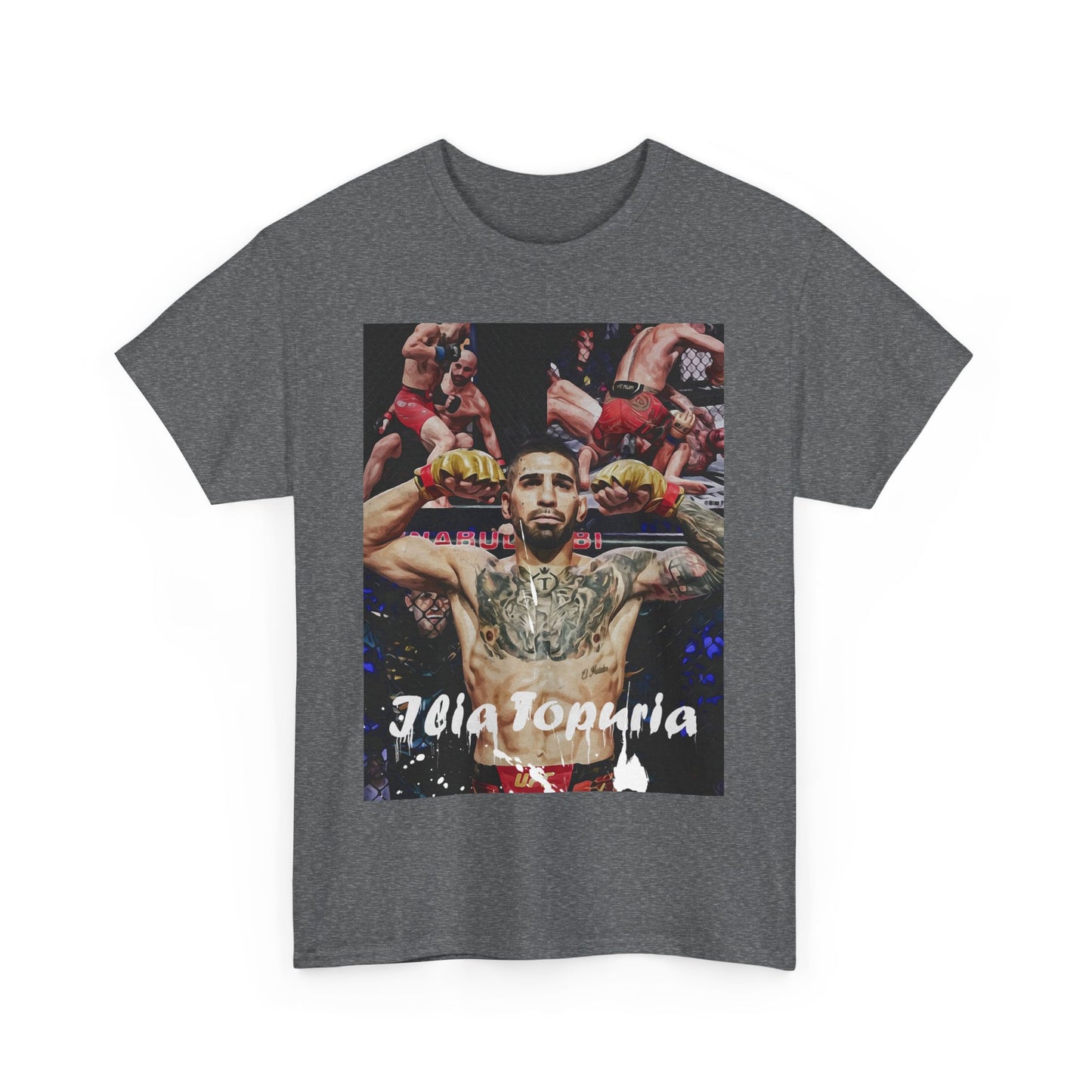 Ilia Topuria Tee - for Combat Sports Enthusiasts