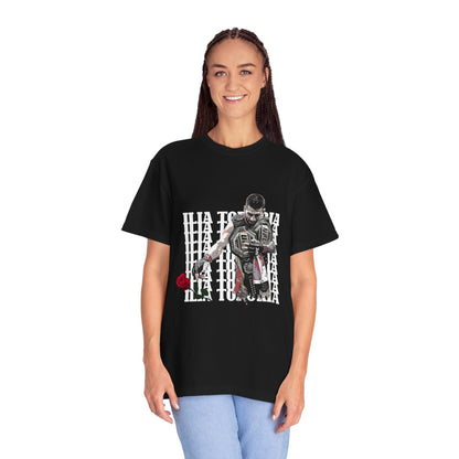 Unisex T-shirt Ilia Topuria 'Rose Drop' Tee