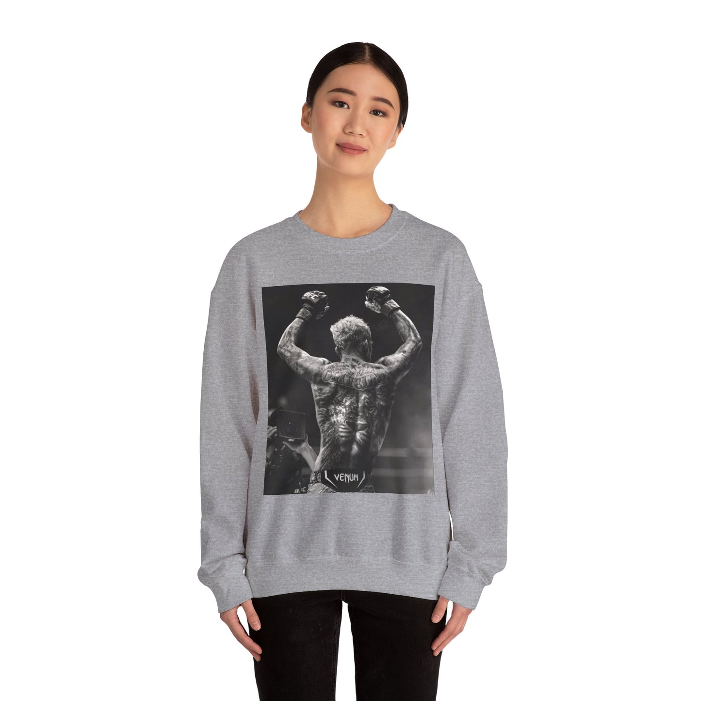 Charles Oliveira White Fitness Sweatshirt - Perfect for UFC Lovers