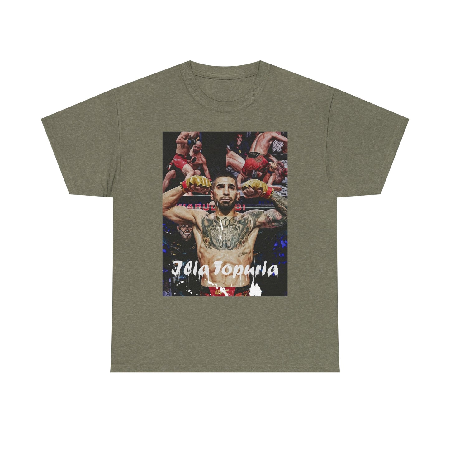 Ilia Topuria Tee - for Combat Sports Enthusiasts