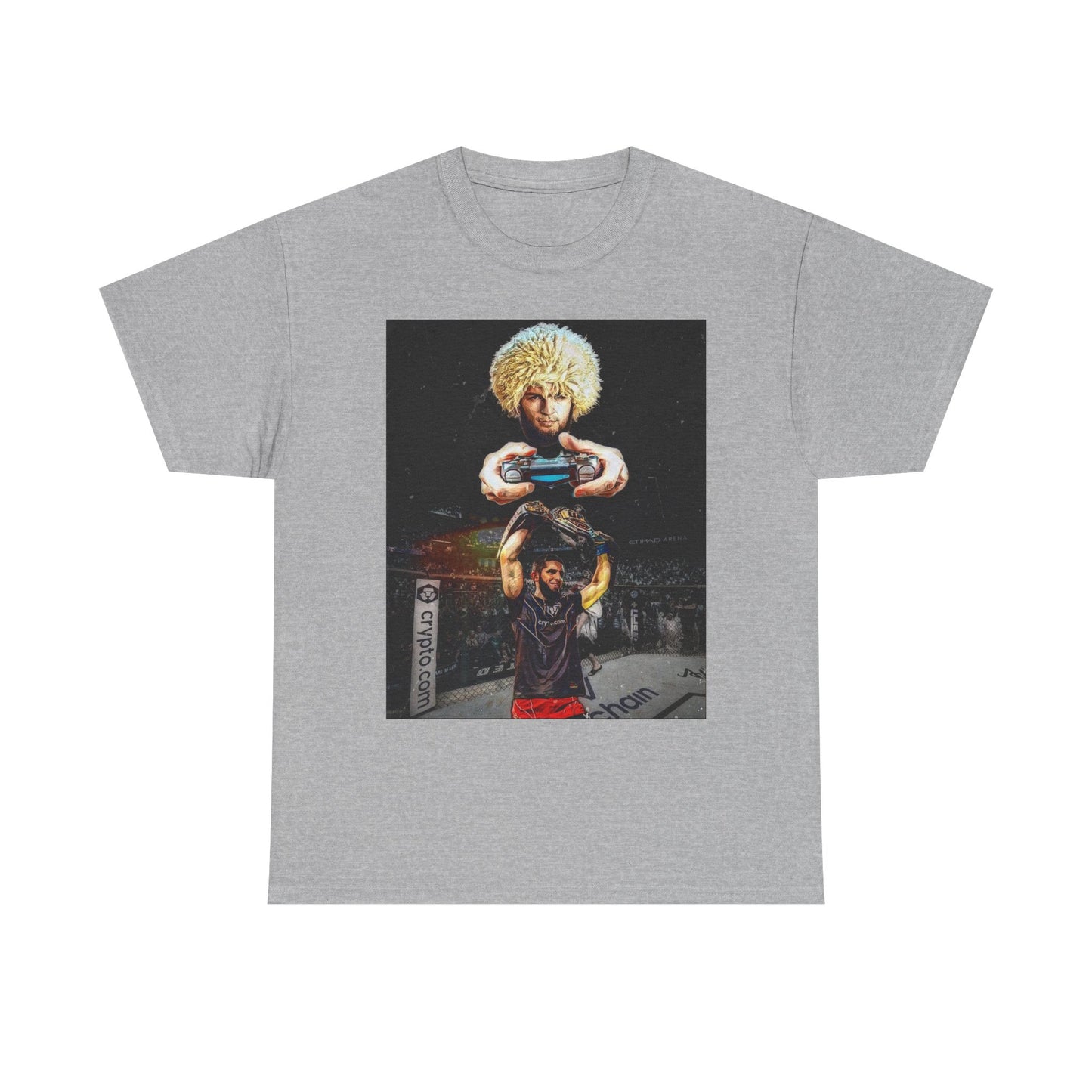 T-Shirt - Khabib Nurmagomedov on Game Mode with Islam Makhachev Graphic Tee