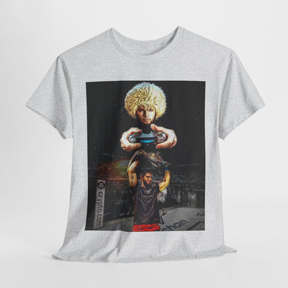 T-Shirt - Khabib Nurmagomedov on Game Mode with Islam Makhachev Graphic Tee