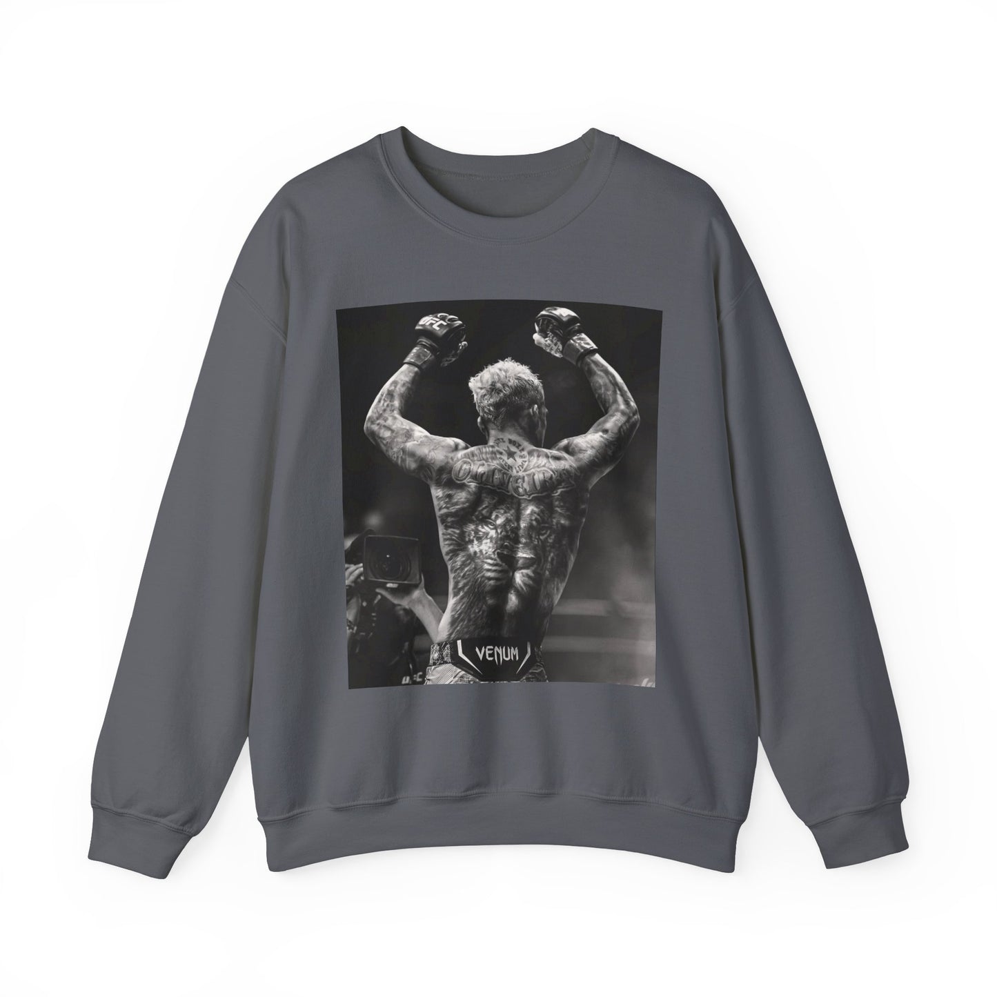 Charles Oliveira White Fitness Sweatshirt - Perfect for UFC Lovers