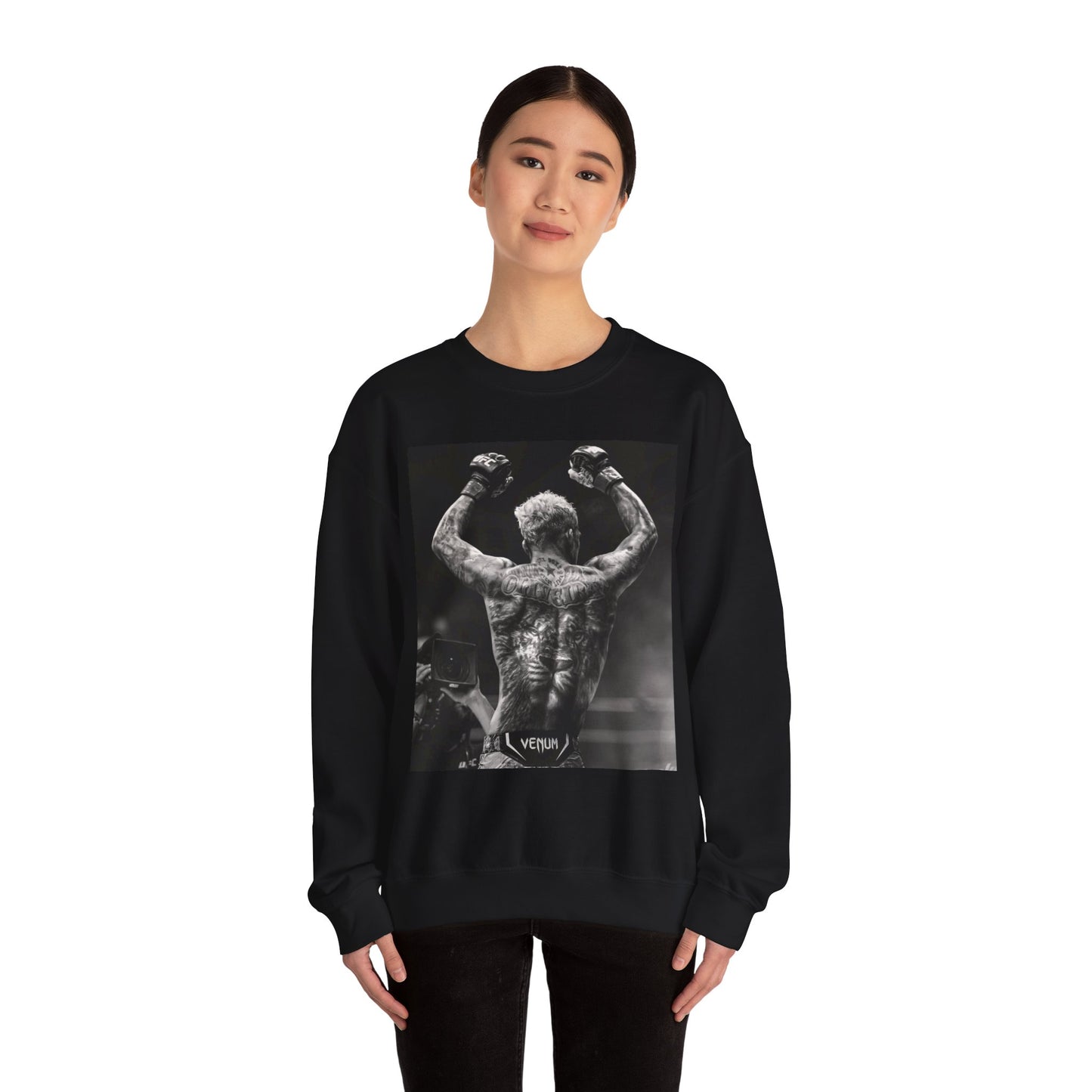Charles Oliveira White Fitness Sweatshirt - Perfect for UFC Lovers