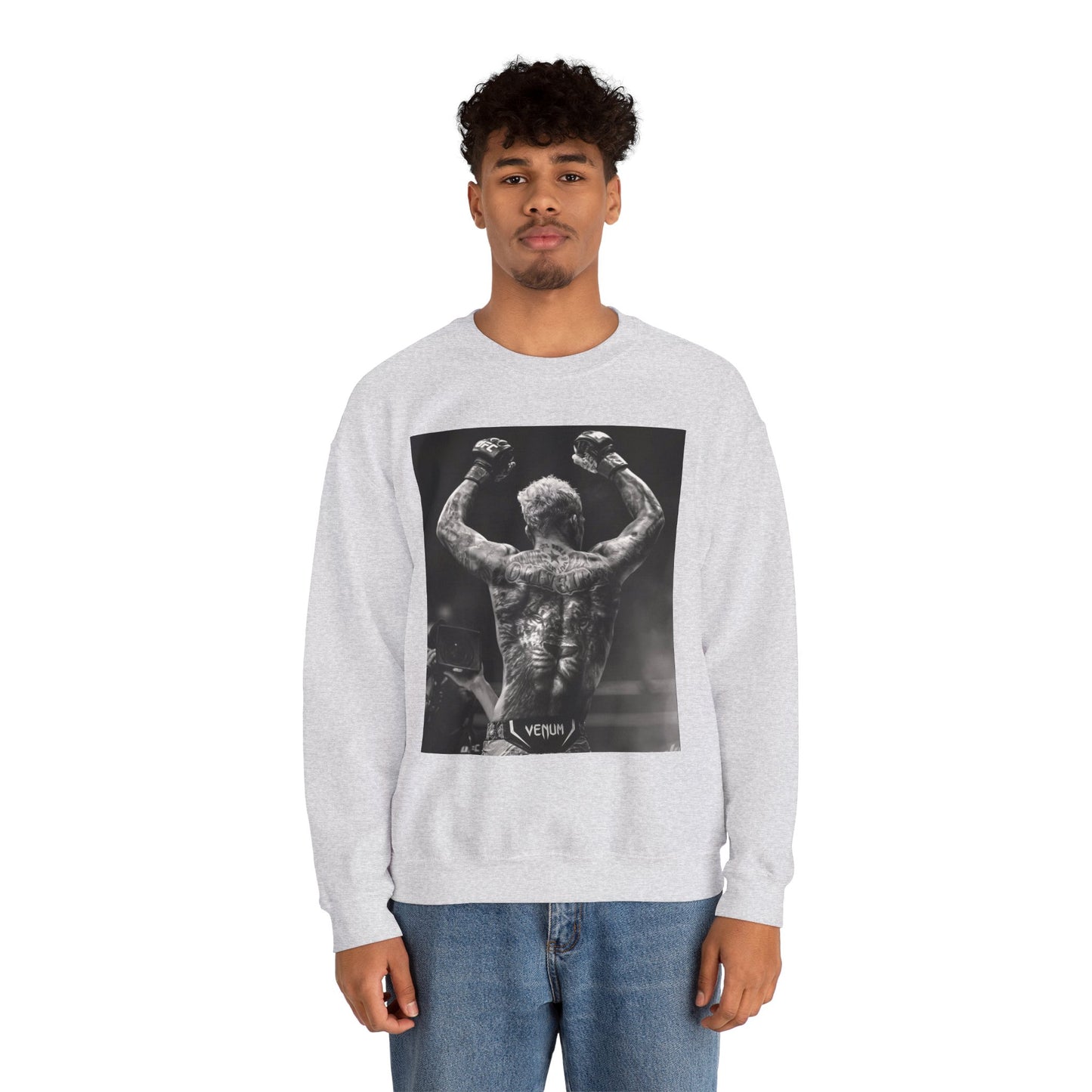 Charles Oliveira White Fitness Sweatshirt - Perfect for UFC Lovers