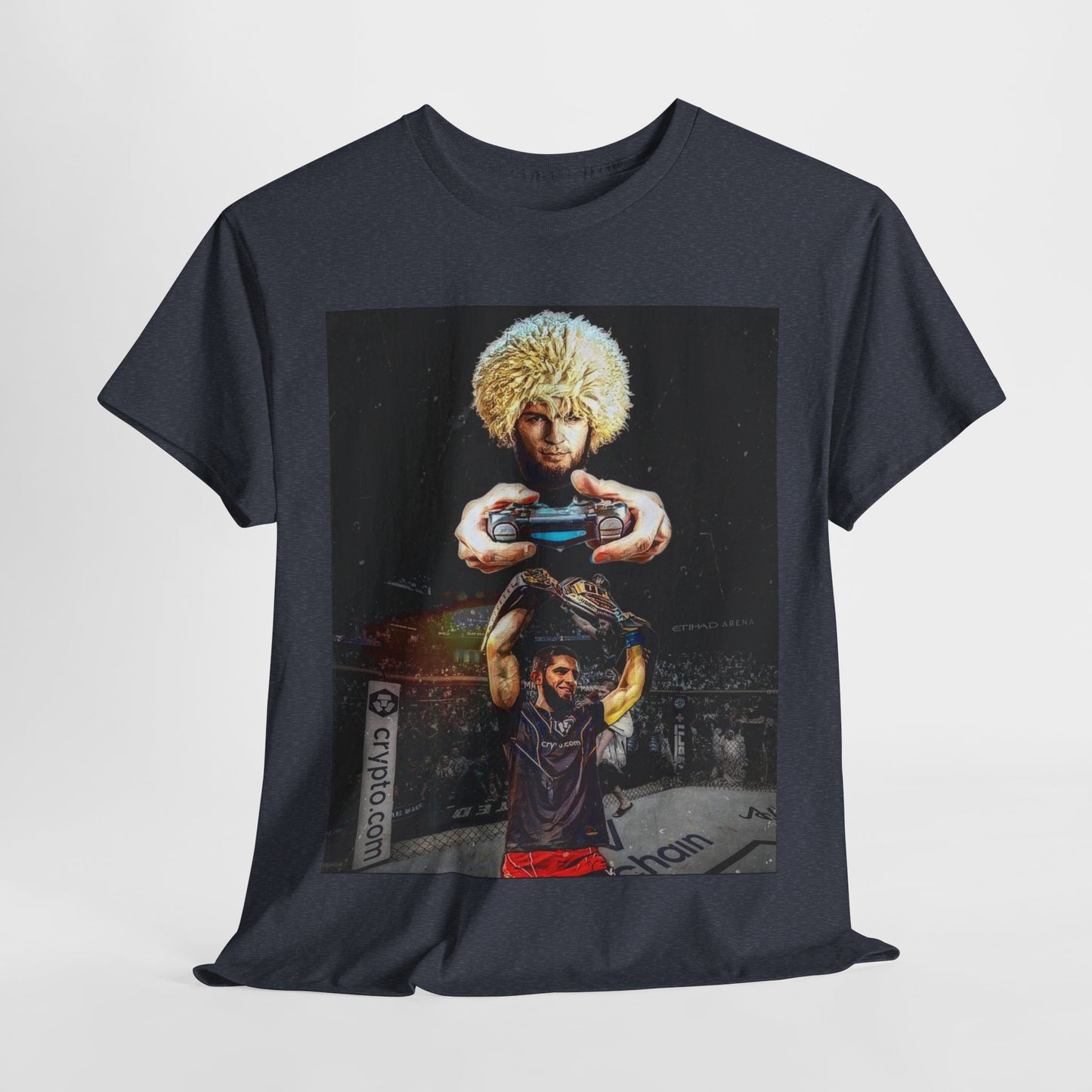 T-Shirt - Khabib Nurmagomedov on Game Mode with Islam Makhachev Graphic Tee